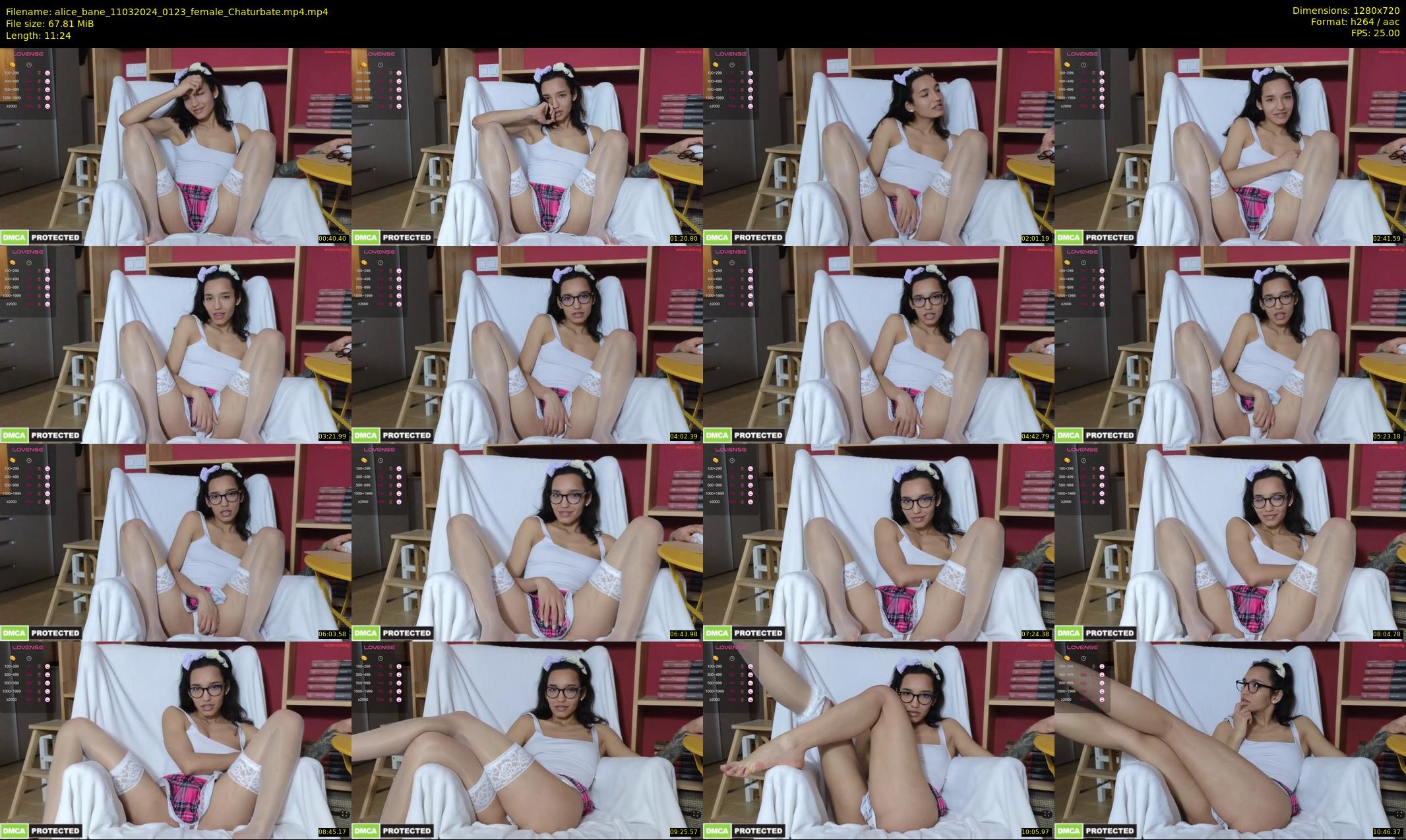 alice_bane — 12 minute Chaturbate female cam show recording, 720p, Mar 11, 2024