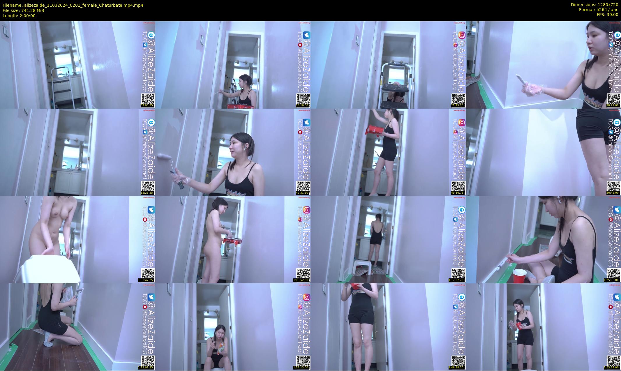 alizezaide — 120 minute Chaturbate female cam show recording, 720p, Mar 11, 2024