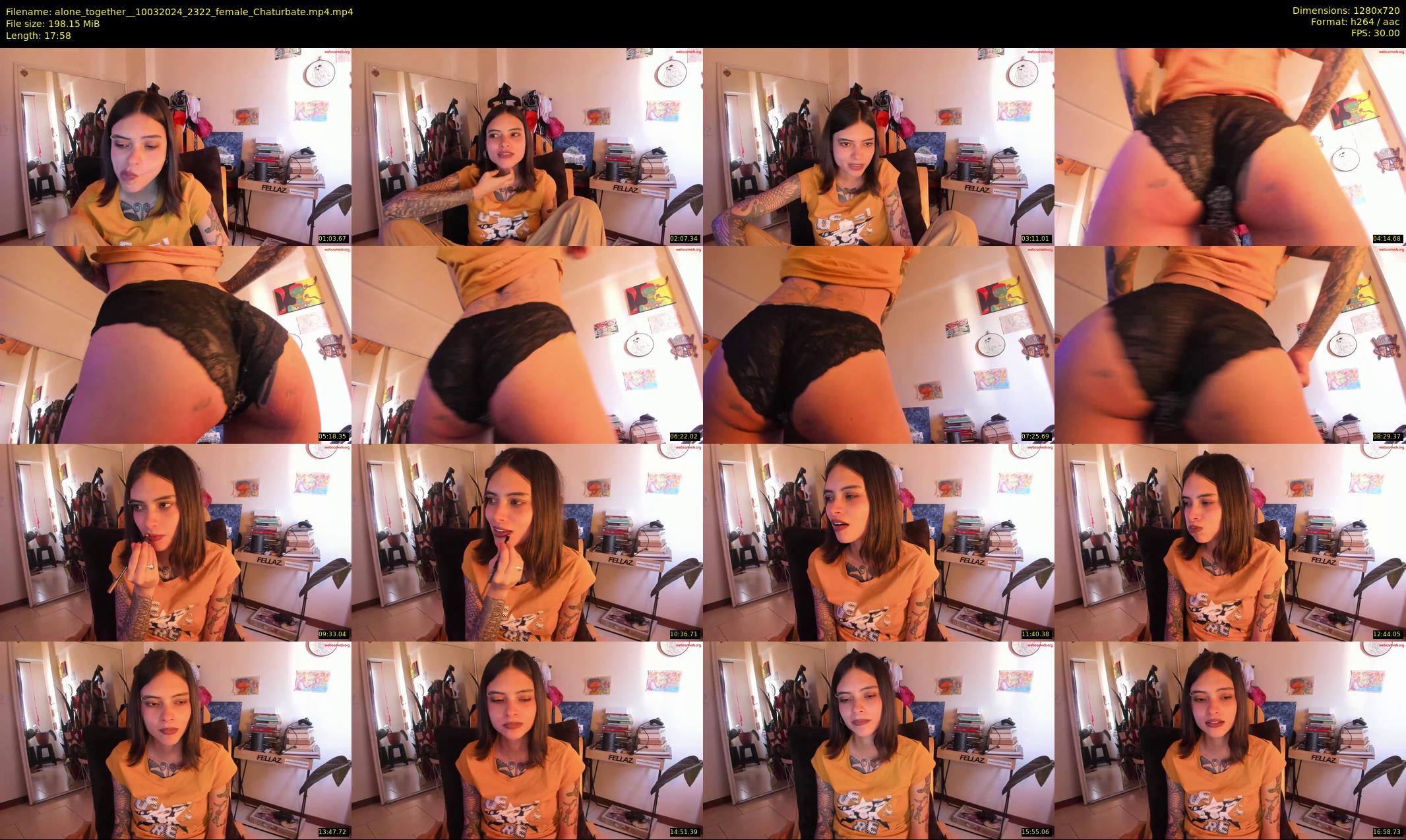 alone_together_ — 18 minute Chaturbate female cam show recording, 720p, Mar 10, 2024