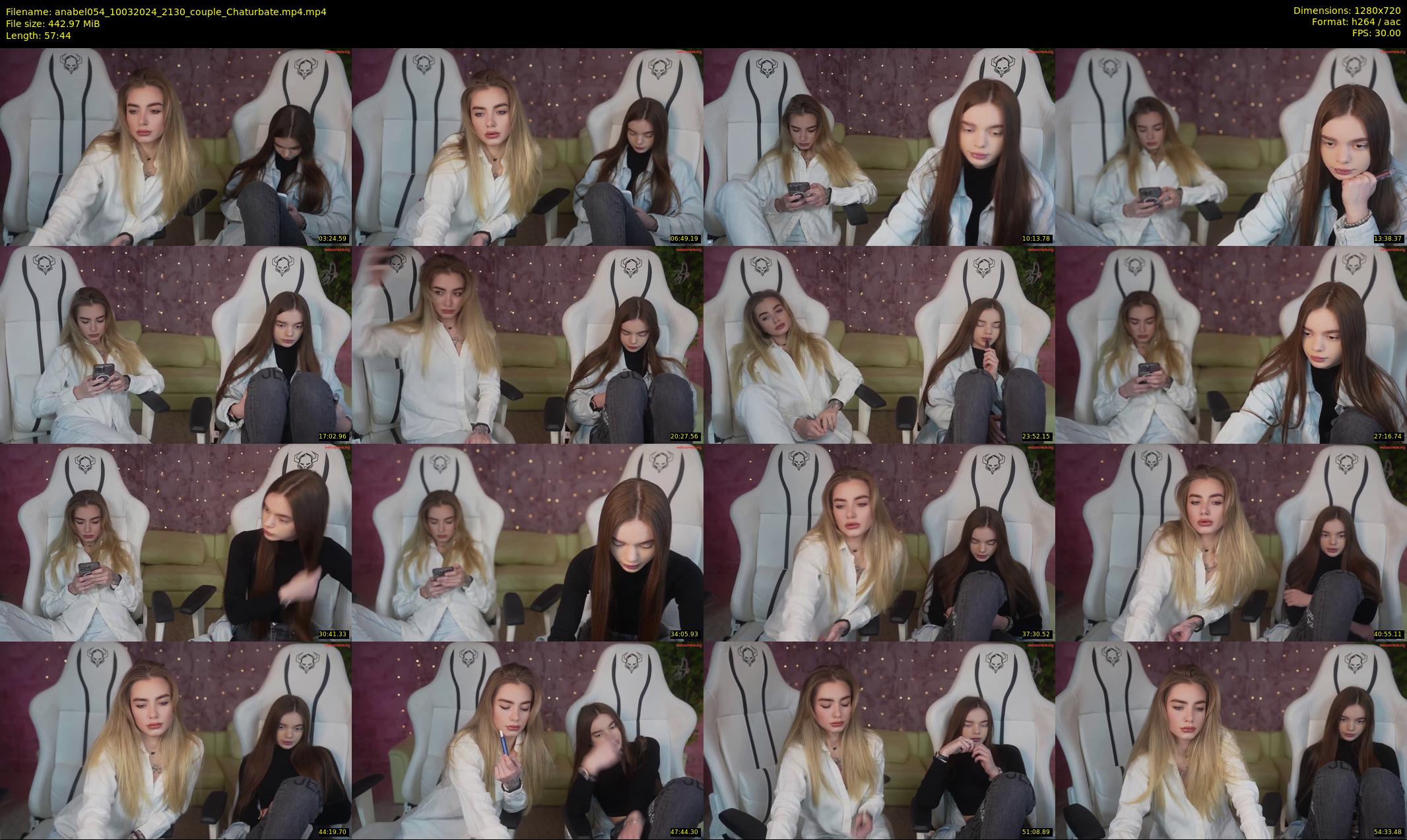 anabel054 — 58 minute Chaturbate female cam show recording, 720p, Mar 10, 2024