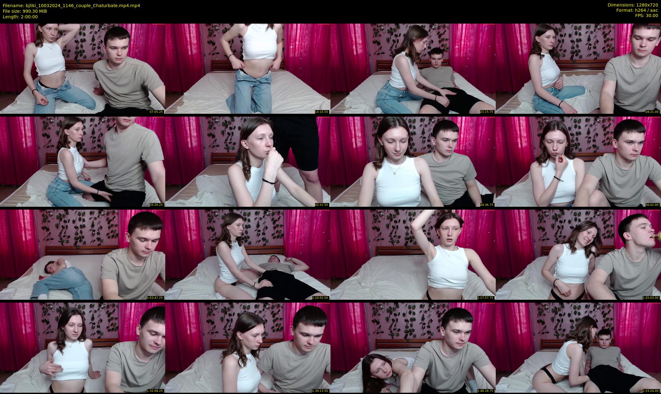 bjliki — 120 minute Chaturbate couple cam show recording, 720p, Mar 10, 2024