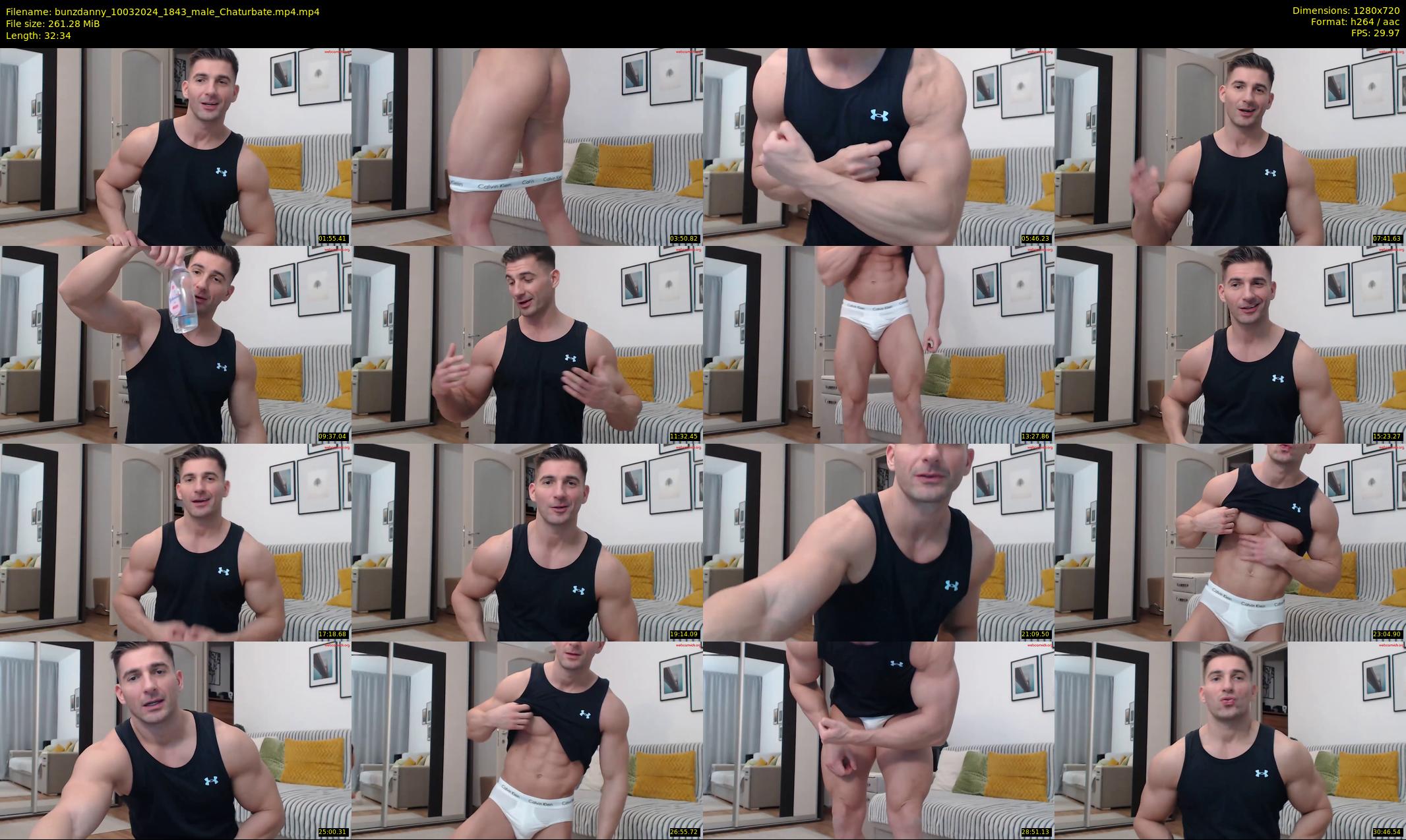 bunzdanny — 33 minute Chaturbate male cam show recording, 720p, Mar 10, 2024