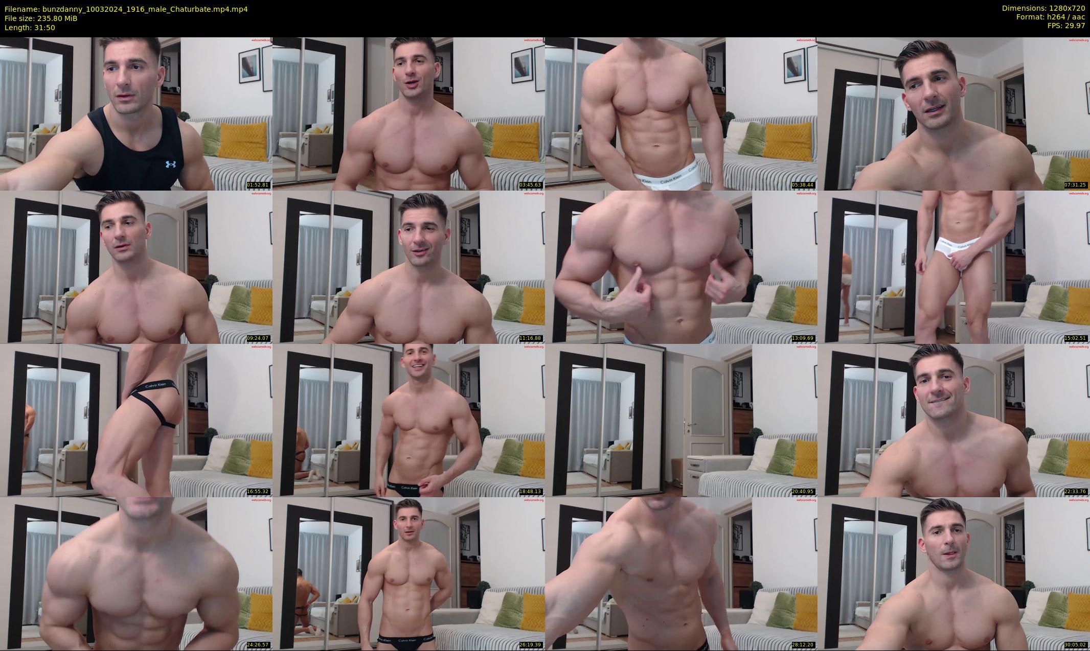 bunzdanny — 32 minute Chaturbate male cam show recording, 720p, Mar 10, 2024