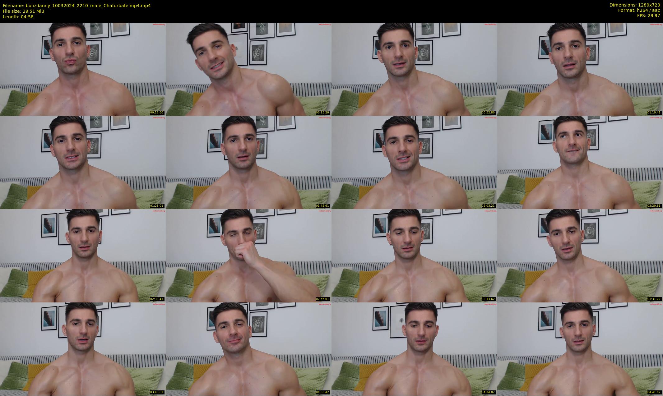 bunzdanny — 5 minute Chaturbate male cam show recording, 720p, Mar 10, 2024