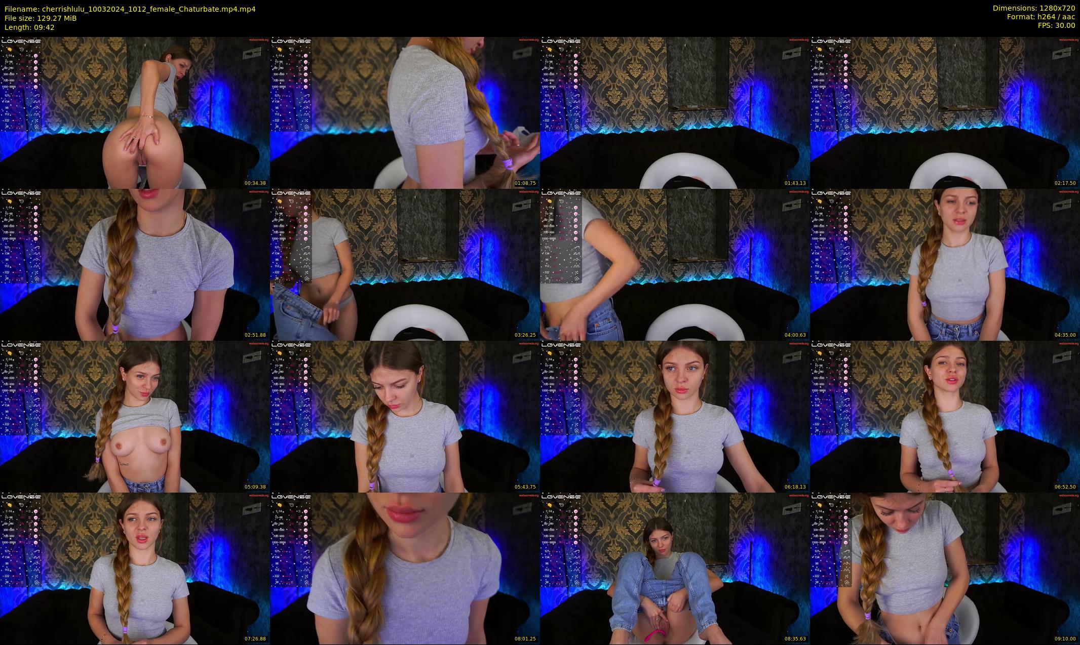 cherrishlulu — 10 minute Chaturbate female cam show recording, 720p, Mar 10, 2024