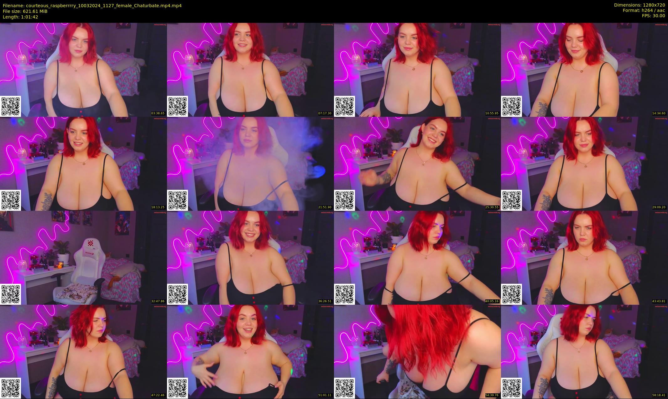 courteous_raspberrrry — 62 minute Chaturbate female cam show recording, 720p, Mar 10, 2024