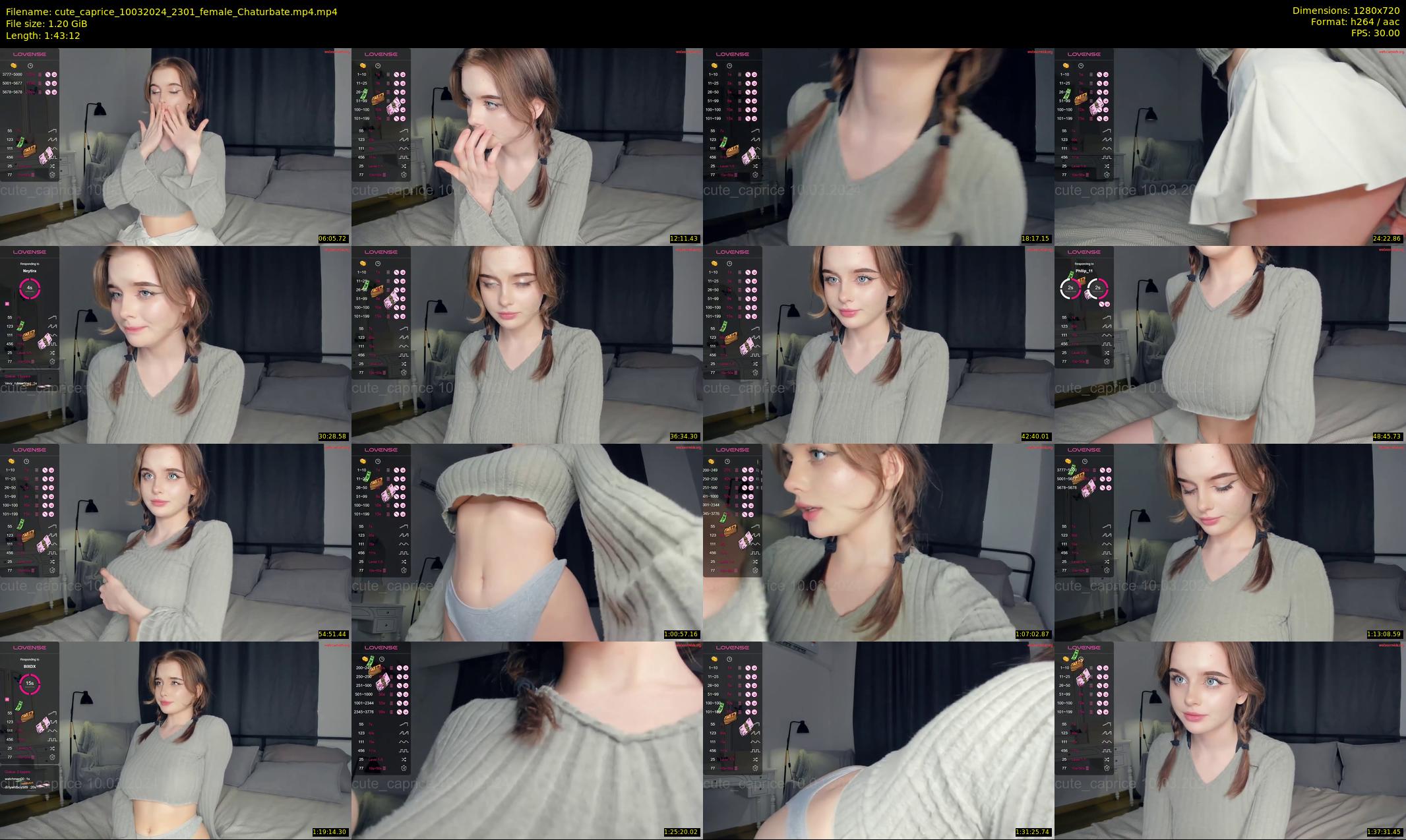 cute_caprice — 104 minute Chaturbate female cam show recording, 720p, Mar 10, 2024