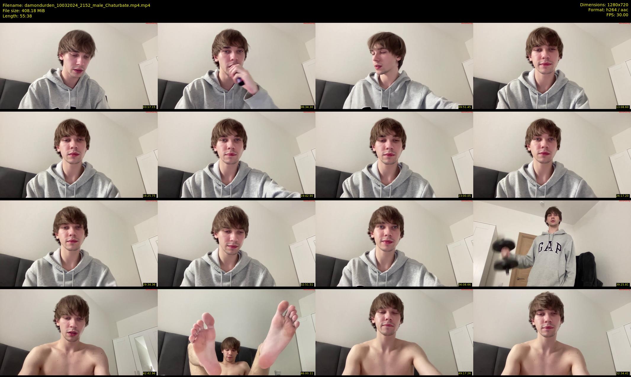 damondurden — 56 minute Chaturbate male cam show recording, 720p, Mar 10, 2024