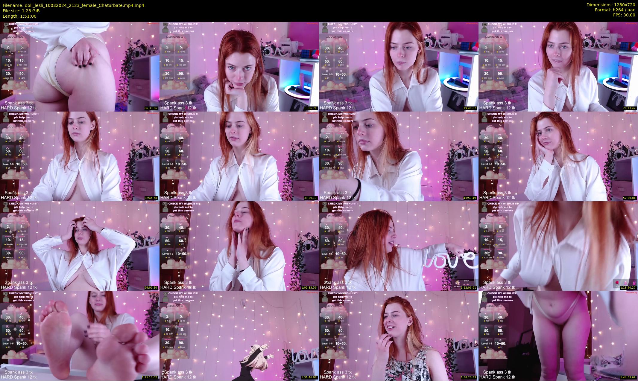 doll_lesli — 111 minute Chaturbate female cam show recording, 720p, Mar 10, 2024
