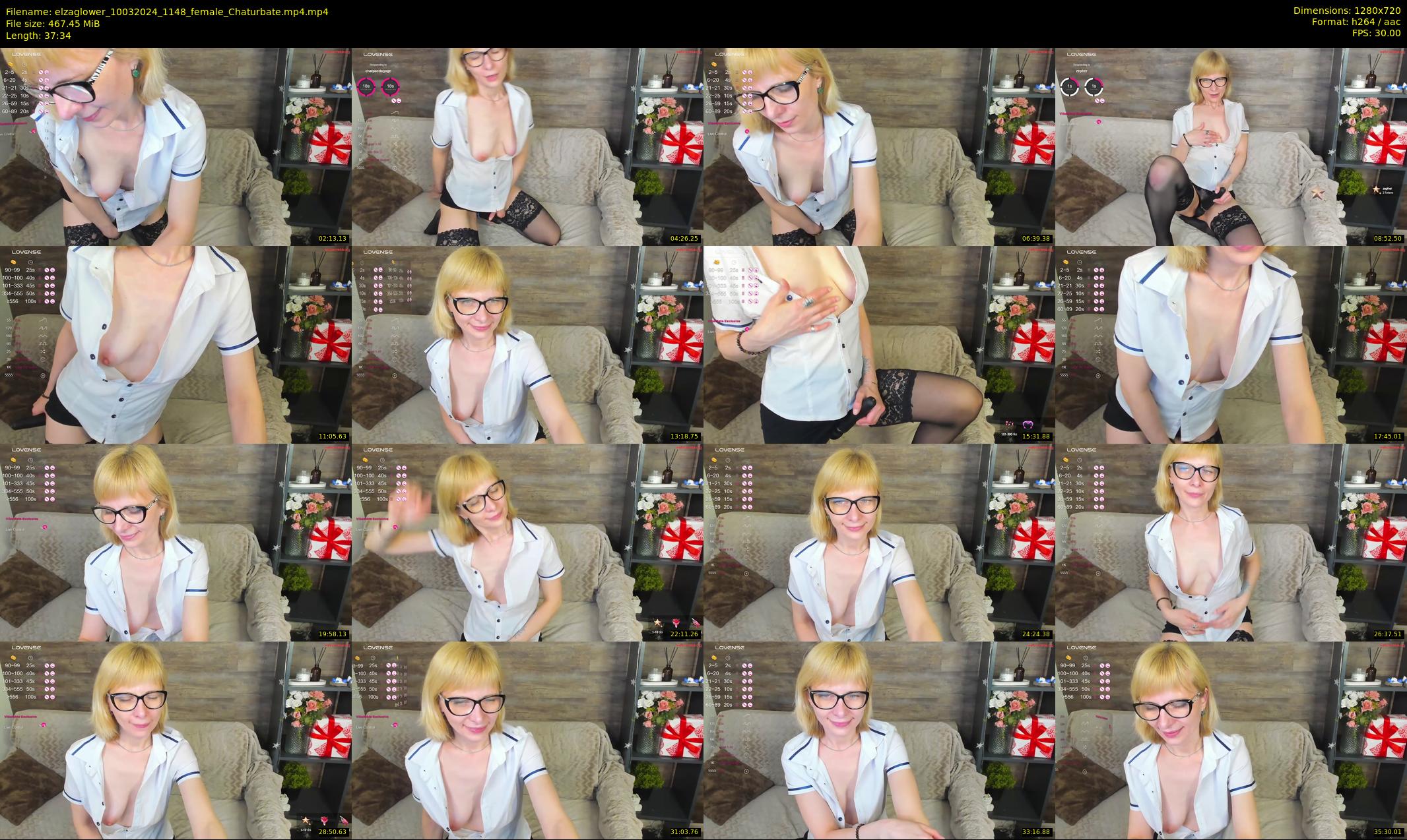 elzaglower — 38 minute Chaturbate female cam show recording, 720p, Mar 10, 2024