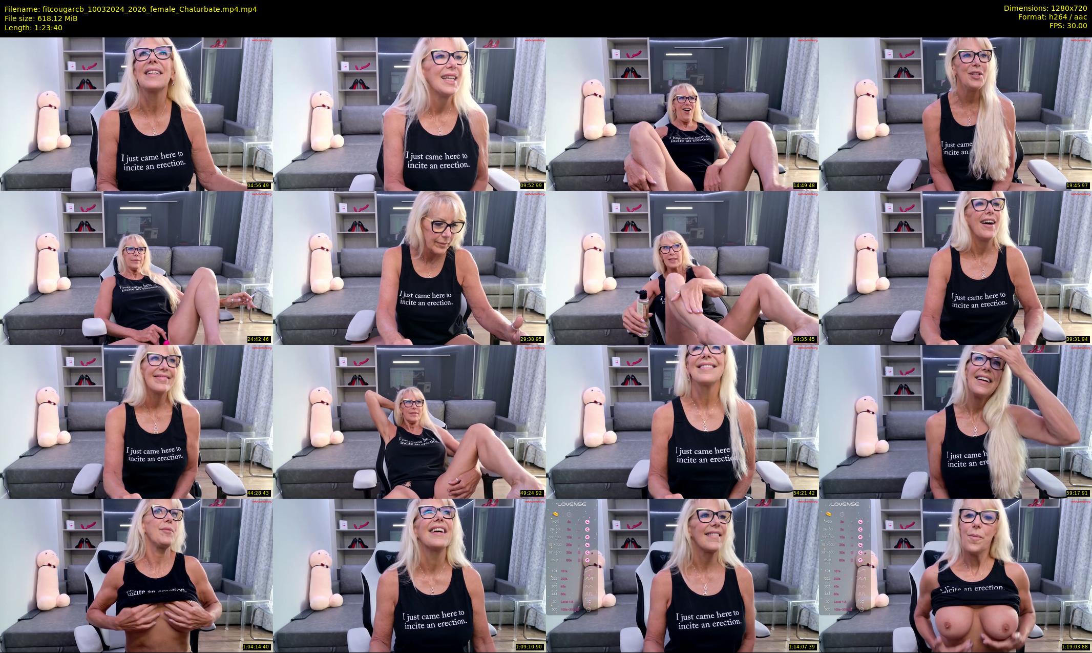 fitcougarcb — 84 minute Chaturbate female cam show recording, 720p, Mar 10, 2024