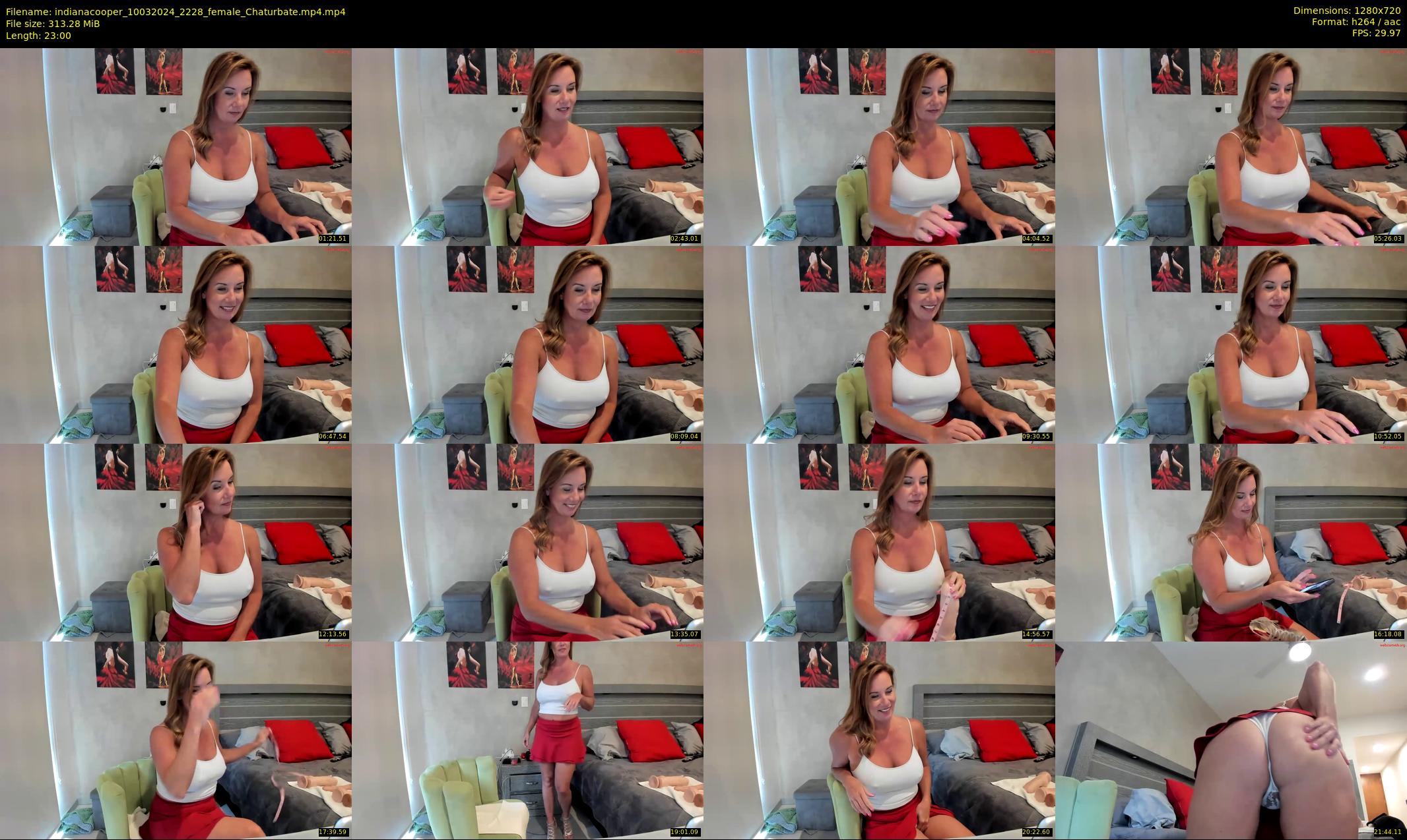 indianacooper — 23 minute Chaturbate female cam show recording, 720p, Mar 10, 2024