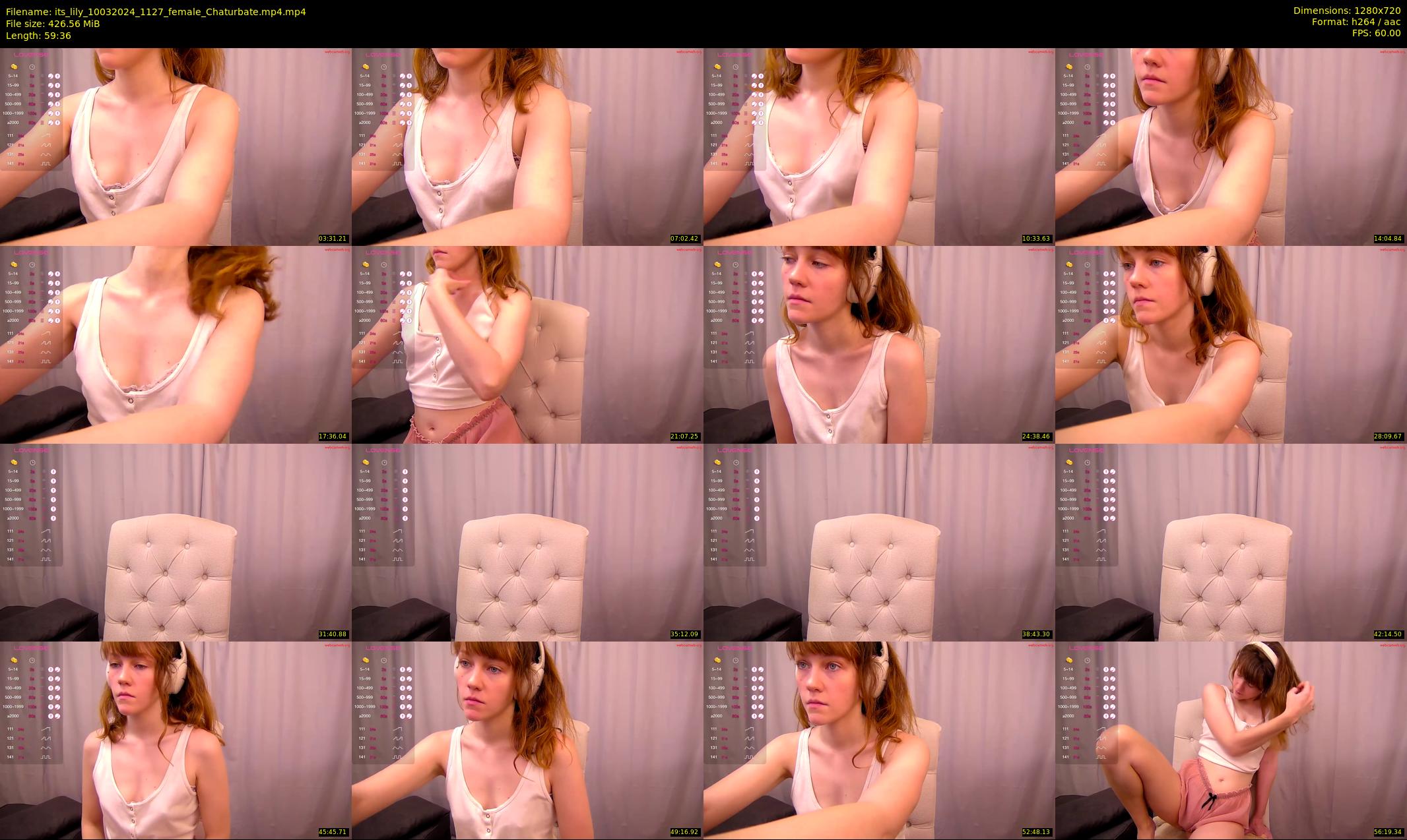 its_lily — 60 minute Chaturbate female cam show recording, 720p, Mar 10, 2024