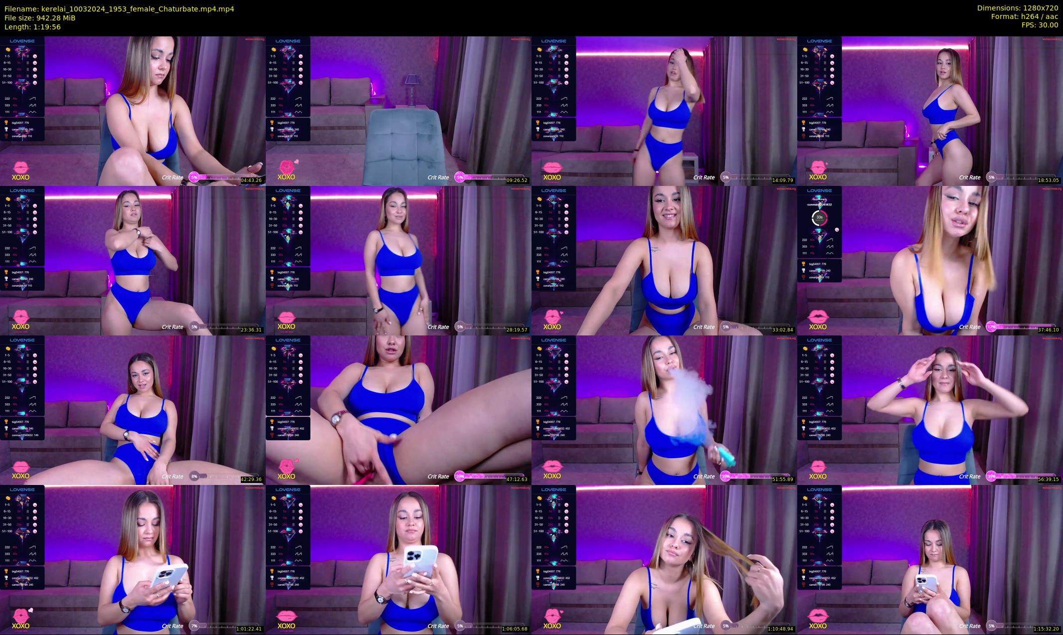 kerelai — 80 minute Chaturbate female cam show recording, 720p, Mar 10, 2024