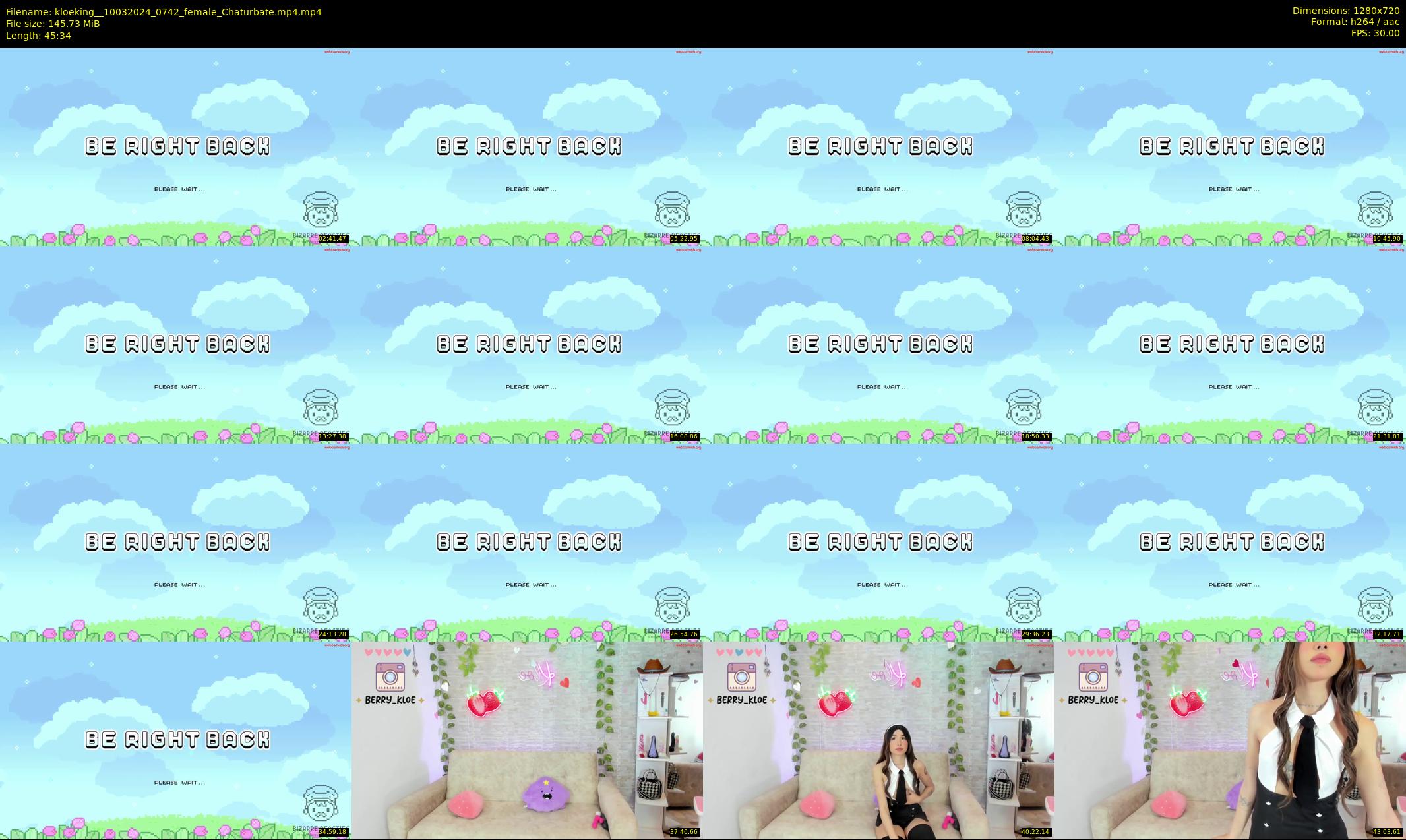 kloeking_ — 46 minute Chaturbate female cam show recording, 720p, Mar 10, 2024