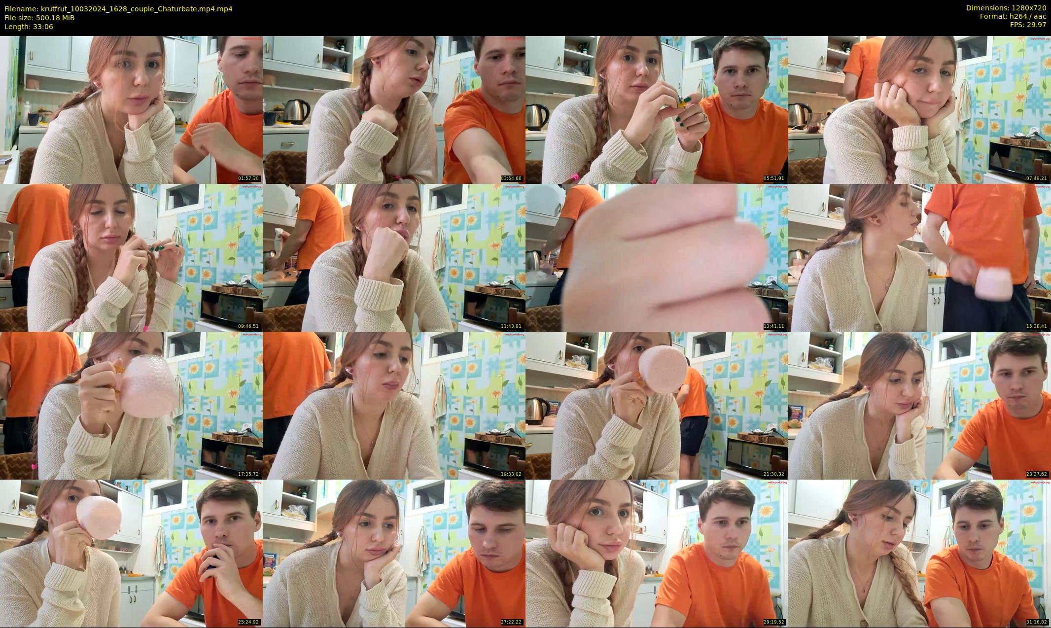 krutfrut — 34 minute Chaturbate couple cam show recording, 720p, Mar 10, 2024