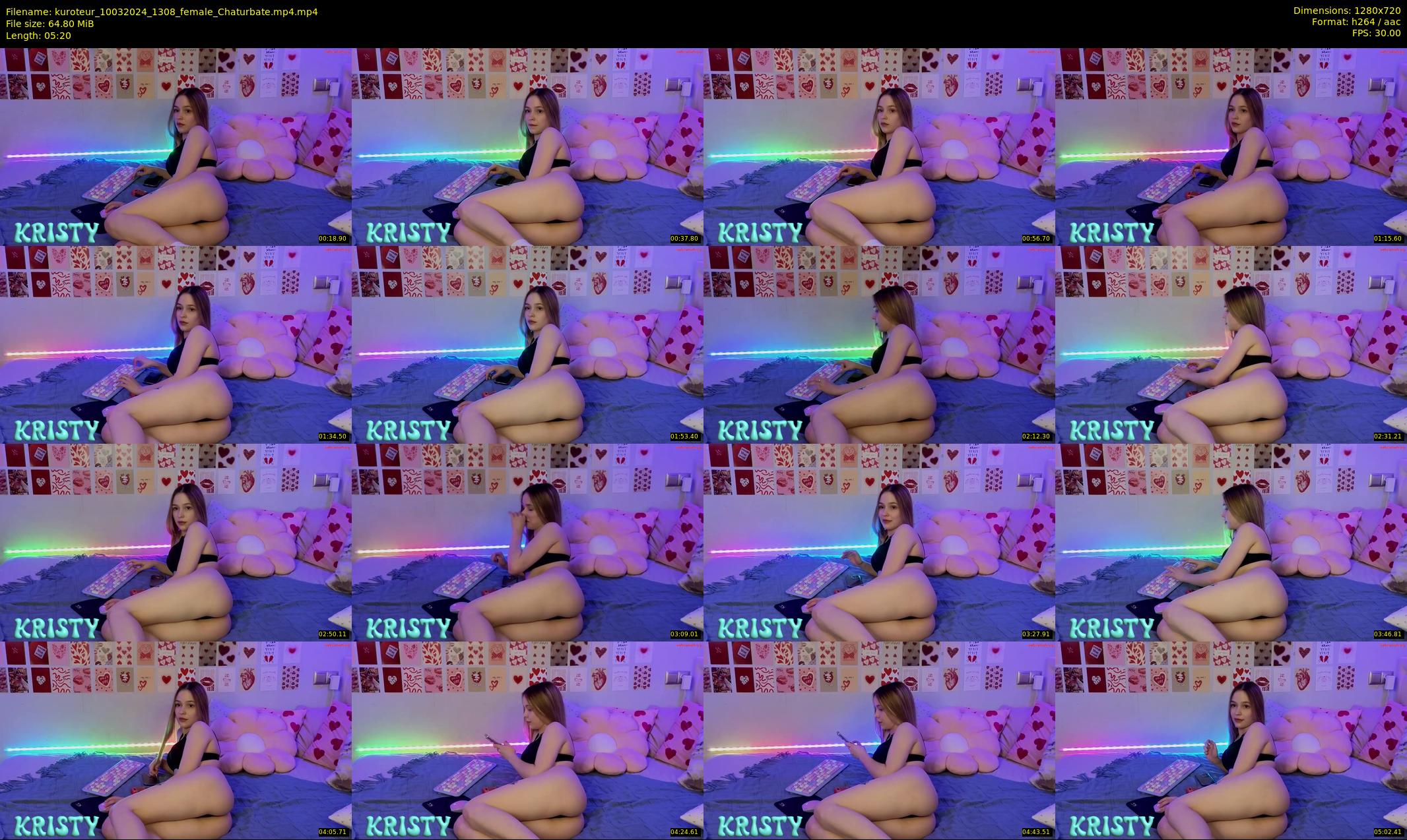 kuroteur — 6 minute Chaturbate couple cam show recording, 720p, Mar 10, 2024