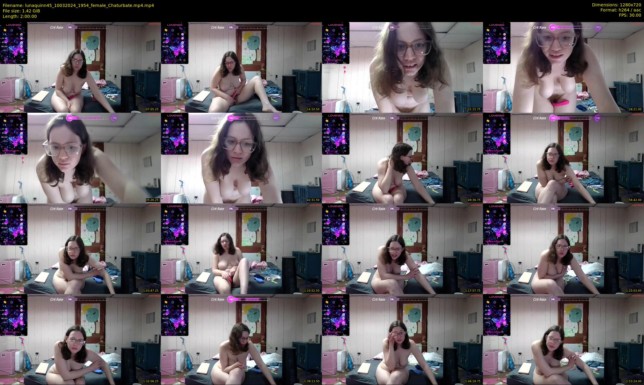 lunaquinn45 — 120 minute Chaturbate female cam show recording, 720p, Mar 10, 2024