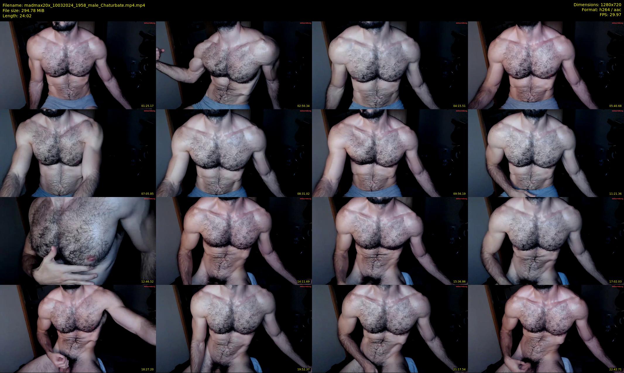madmax20x — 25 minute Chaturbate male cam show recording, 720p, Mar 10, 2024