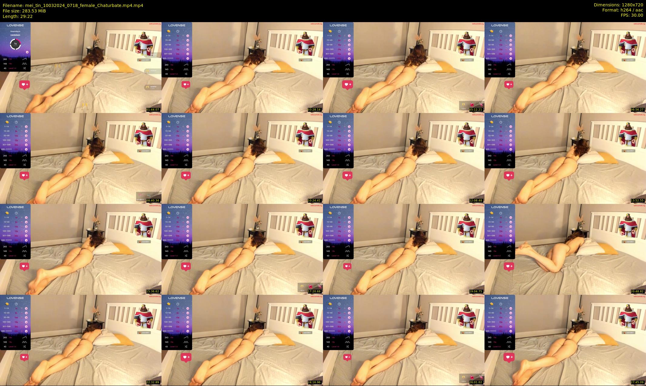 mei_tin — 30 minute Chaturbate female cam show recording, 720p, Mar 10, 2024