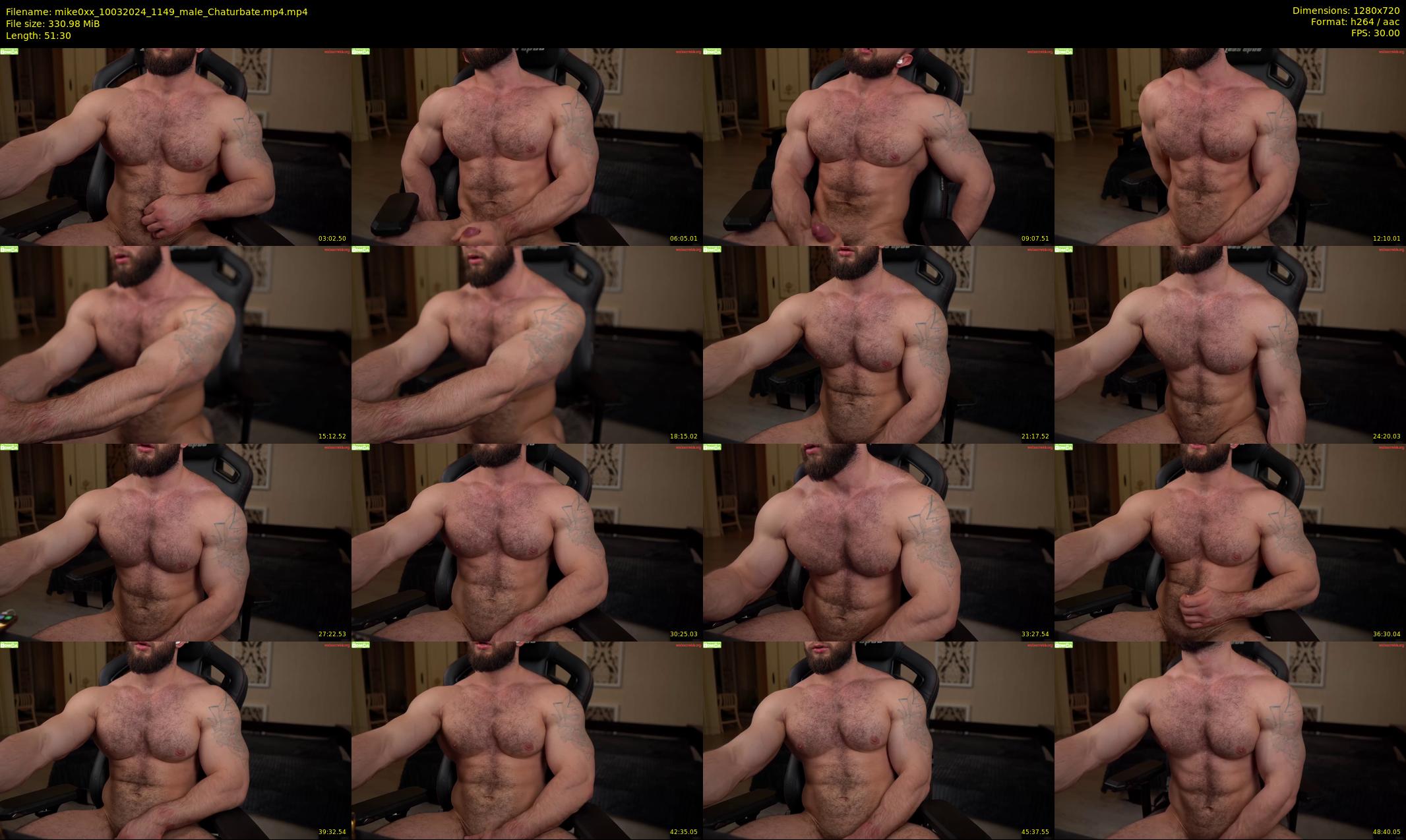 mike0xx — 52 minute Chaturbate male cam show recording, 720p, Mar 10, 2024