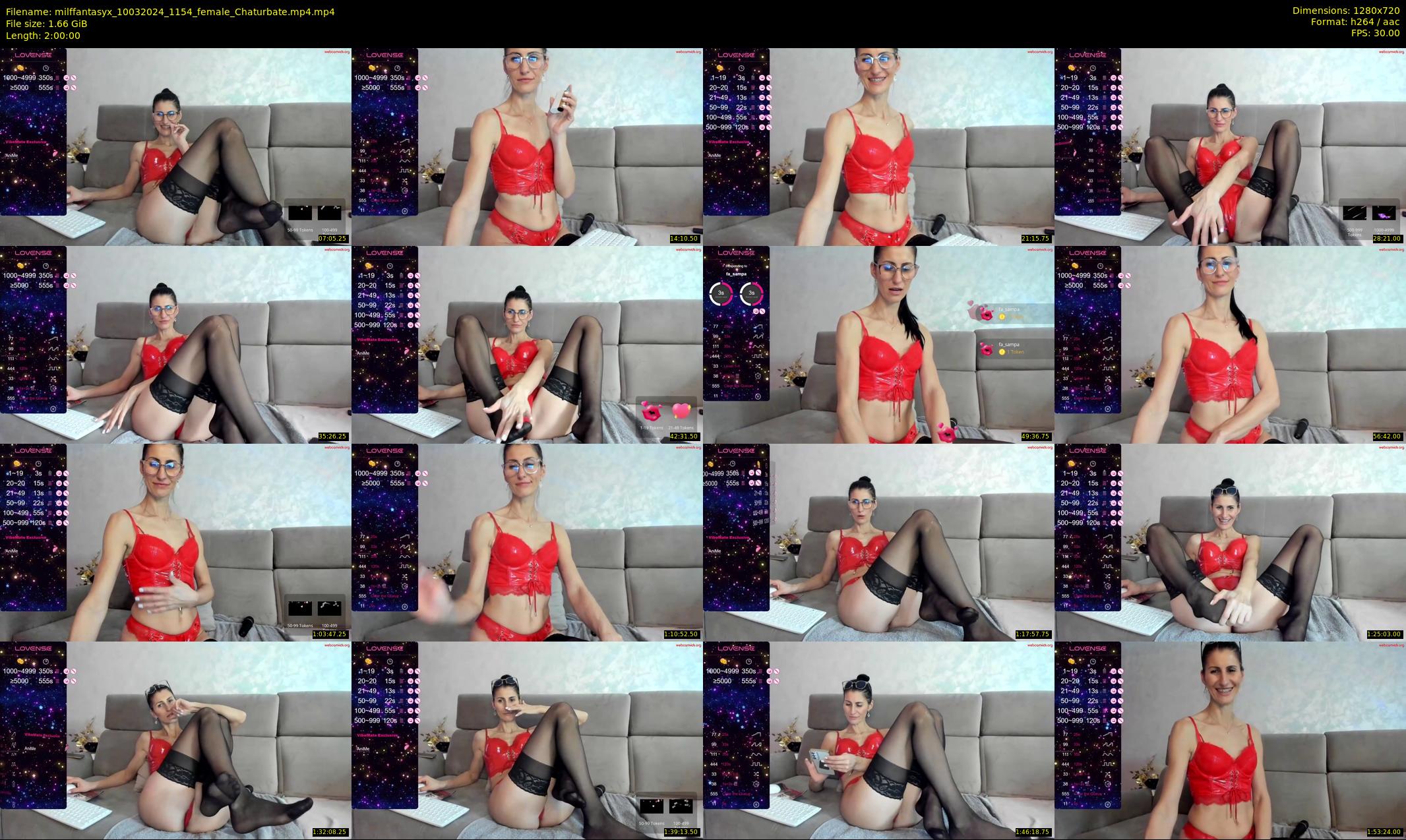 milffantasyx — 120 minute Chaturbate female cam show recording, 720p, Mar 10, 2024