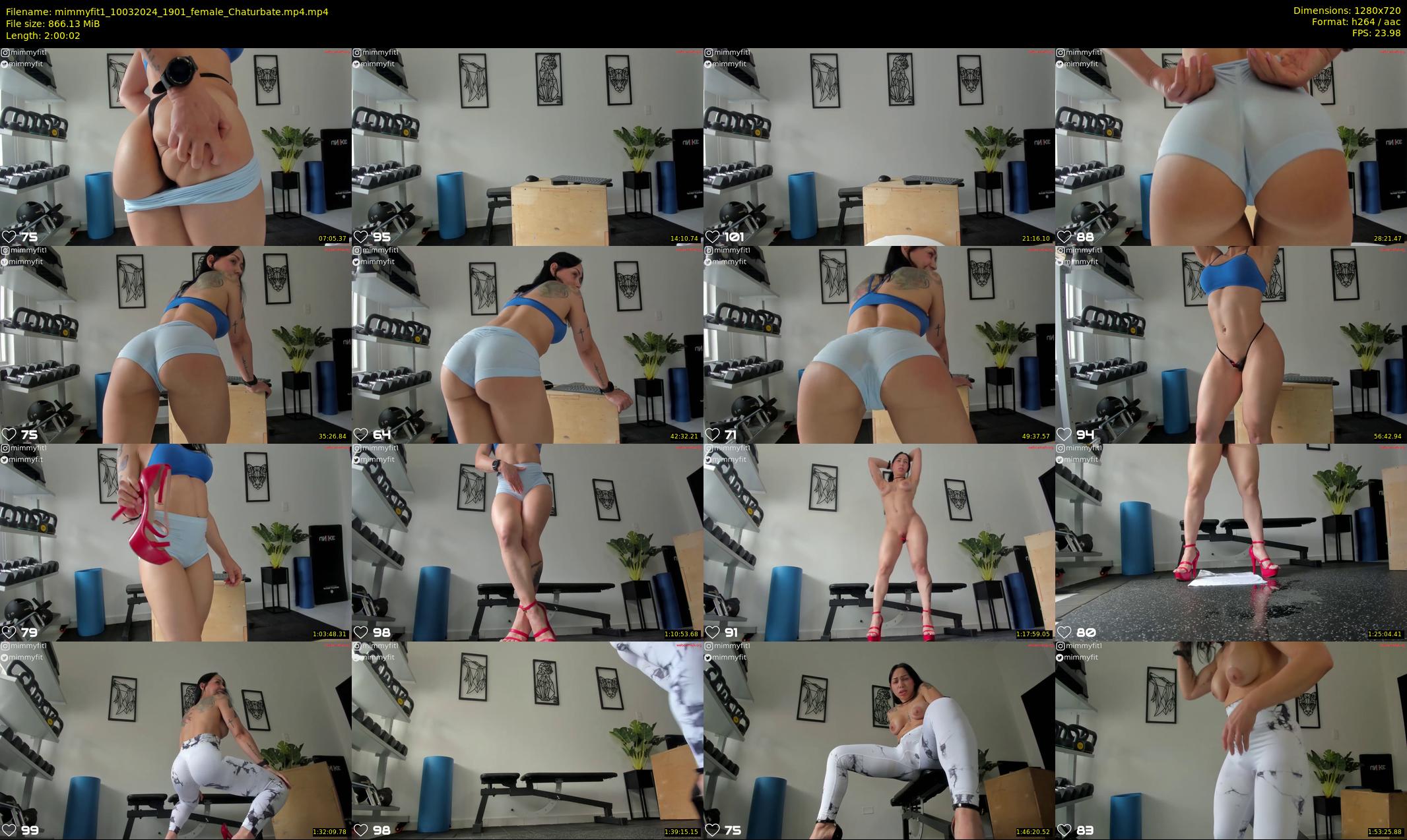 mimmyfit1 — 121 minute Chaturbate female cam show recording, 720p, Mar 10, 2024