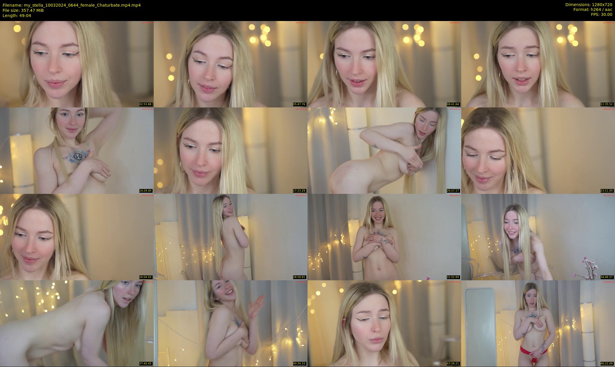 my_stella — 50 minute Chaturbate female cam show recording, 720p, Mar 10, 2024