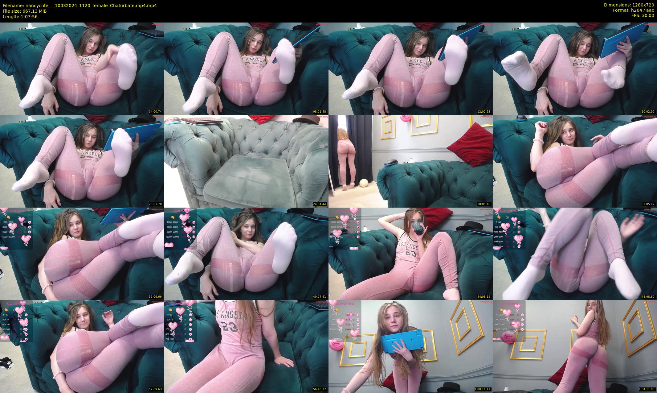 nancycute__ — 68 minute Chaturbate female cam show recording, 720p, Mar 10, 2024