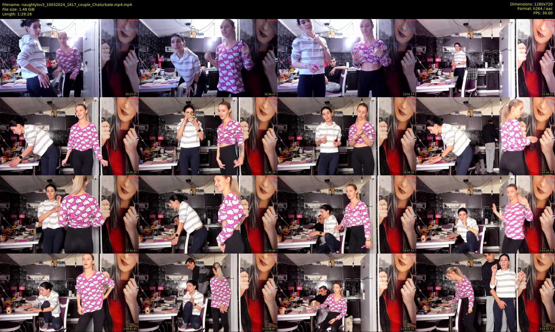naughtylov3 — 90 minute Chaturbate couple cam show recording, 720p, Mar 10, 2024