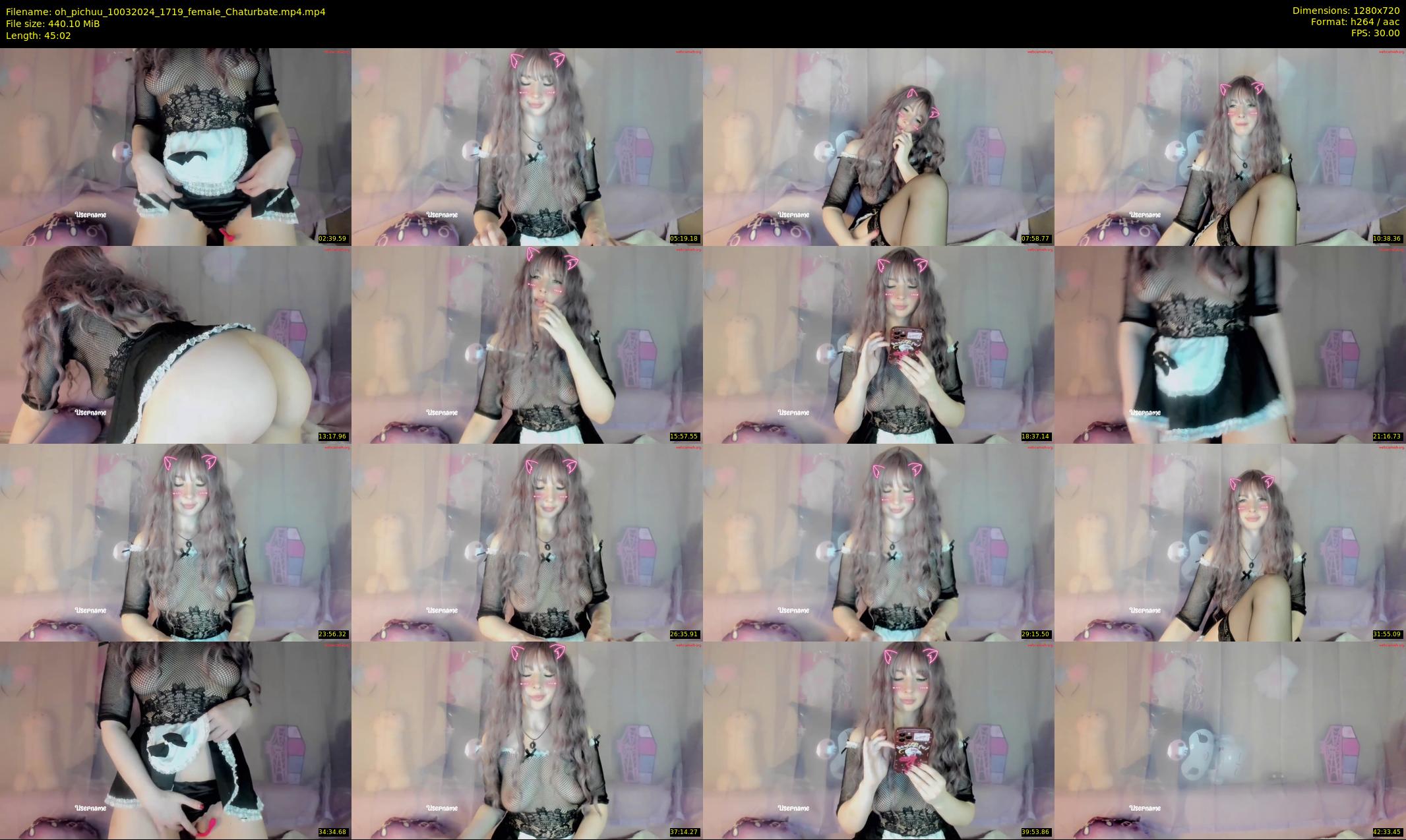 oh_pichuu — 46 minute Chaturbate female cam show recording, 720p, Mar 10, 2024