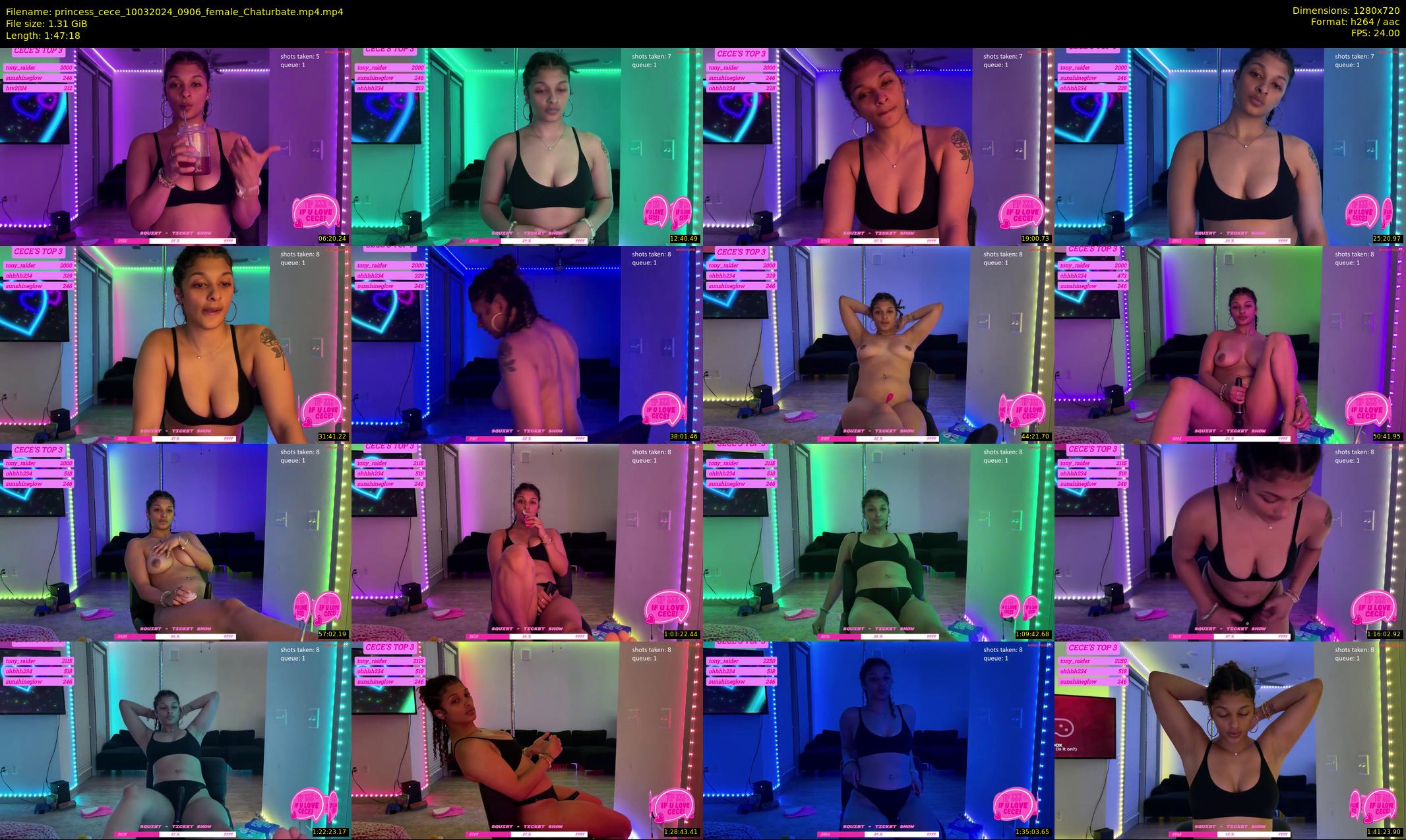 princess_cece — 108 minute Chaturbate female cam show recording, 720p, Mar 10, 2024