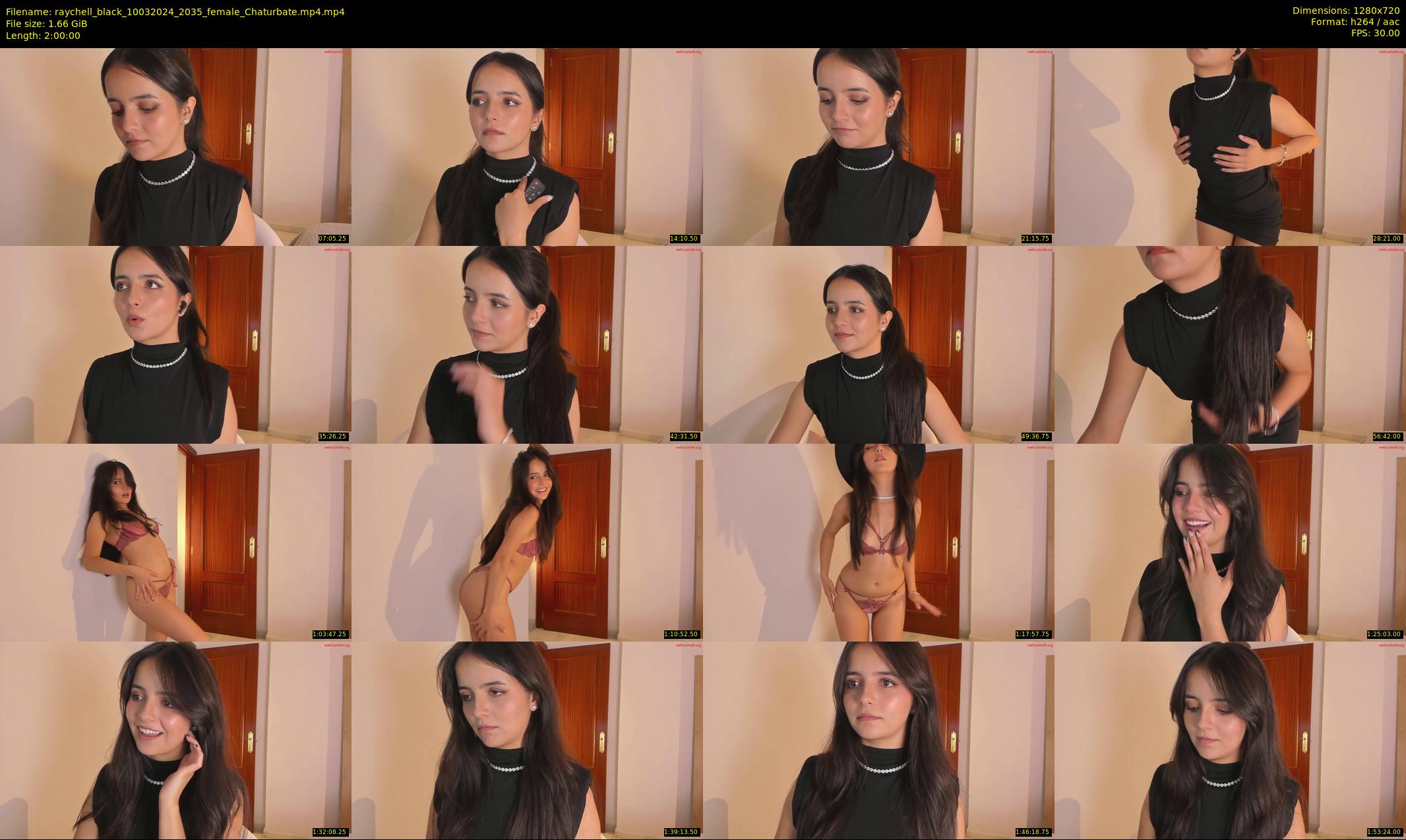 raychell_black — 120 minute Chaturbate female cam show recording, 720p, Mar 10, 2024
