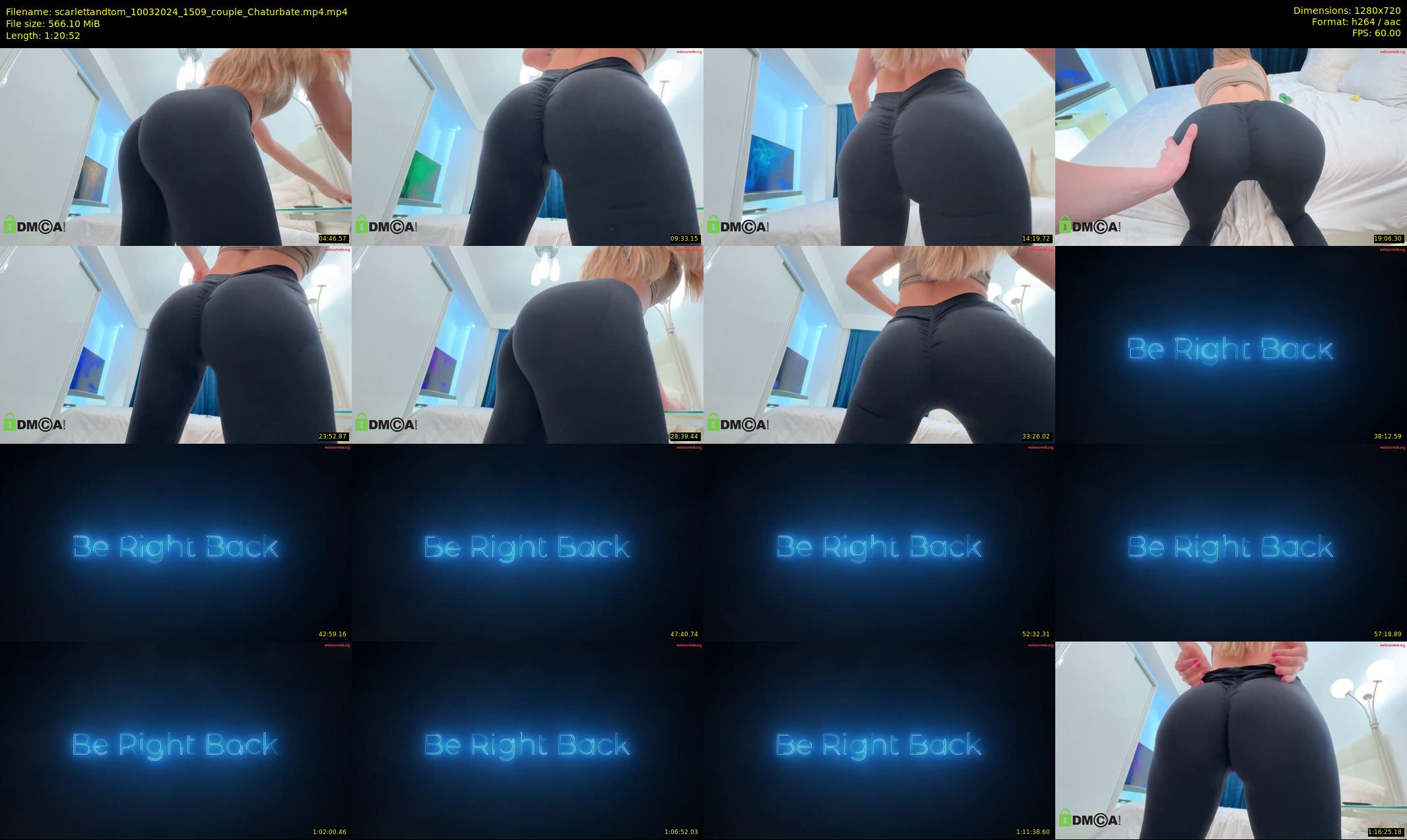 scarlettandtom — 81 minute Chaturbate couple cam show recording, 720p, Mar 10, 2024