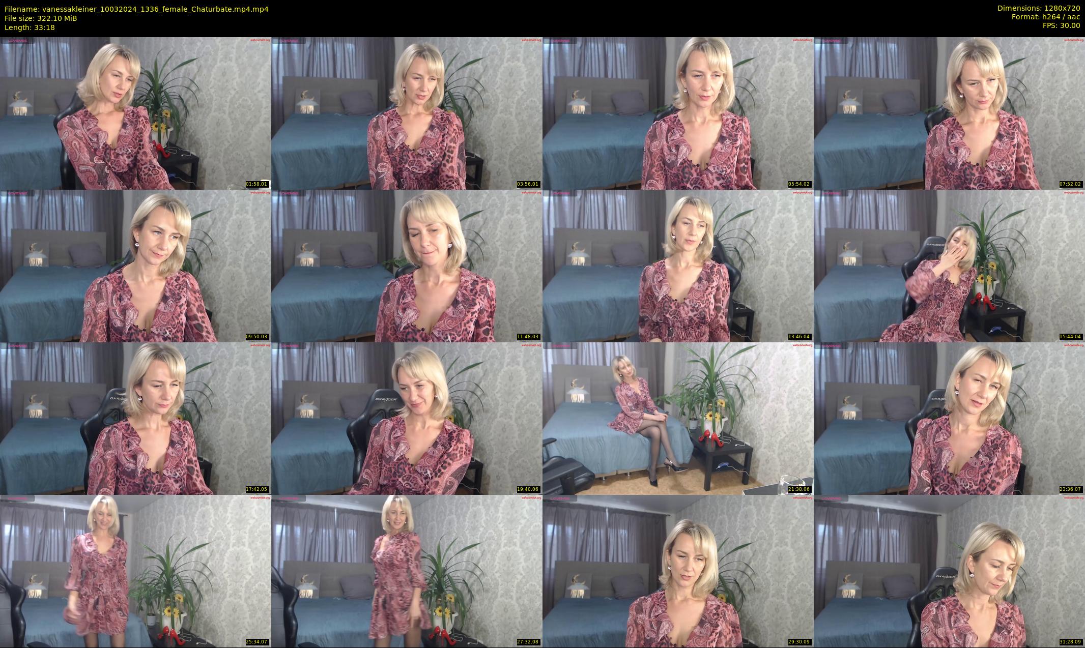 vanessakleiner — 34 minute Chaturbate female cam show recording, 720p, Mar 10, 2024