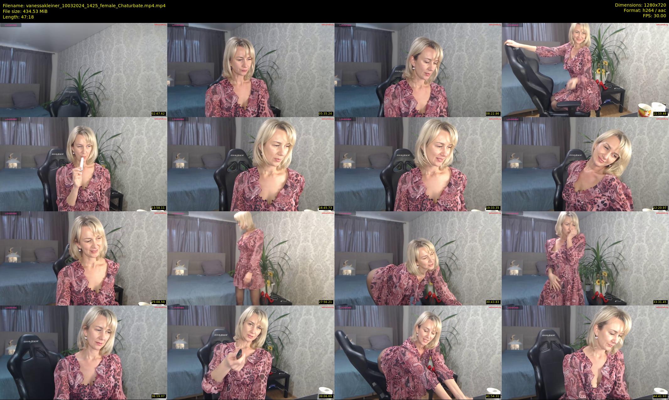 vanessakleiner — 48 minute Chaturbate female cam show recording, 720p, Mar 10, 2024