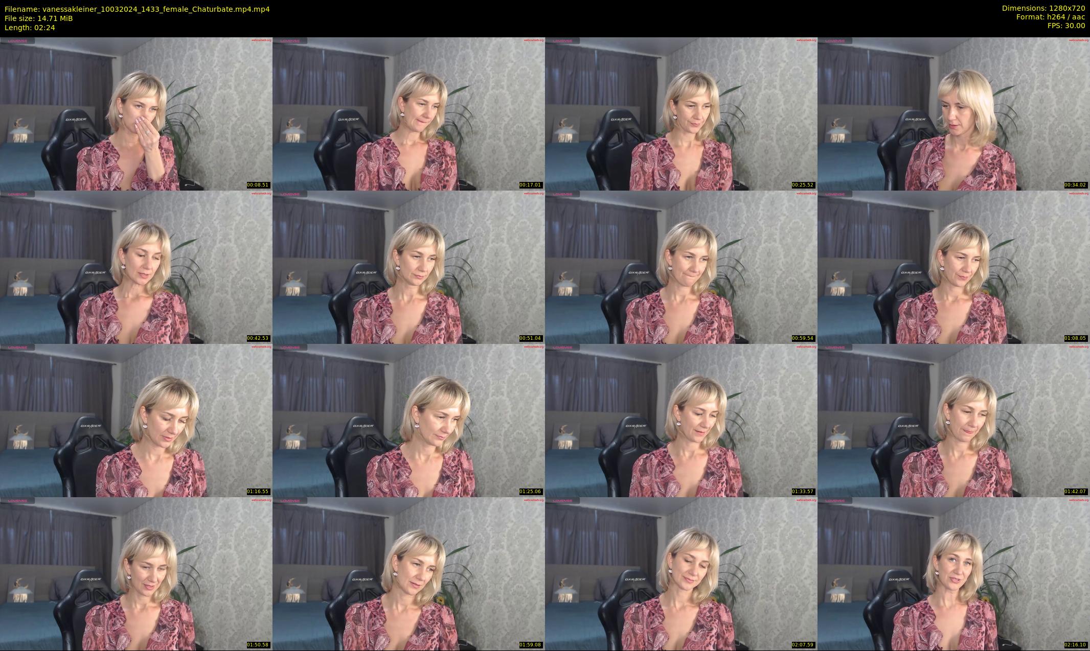 vanessakleiner — 3 minute Chaturbate female cam show recording, 720p, Mar 10, 2024