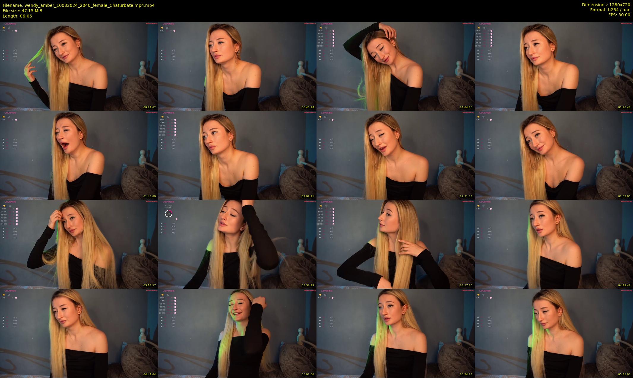 wendy_amber — 7 minute Chaturbate female cam show recording, 720p, Mar 10, 2024