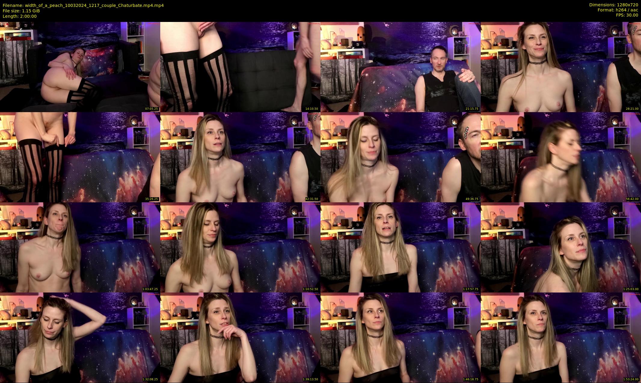 width_of_a_peach — 120 minute Chaturbate couple cam show recording, 720p, Mar 10, 2024
