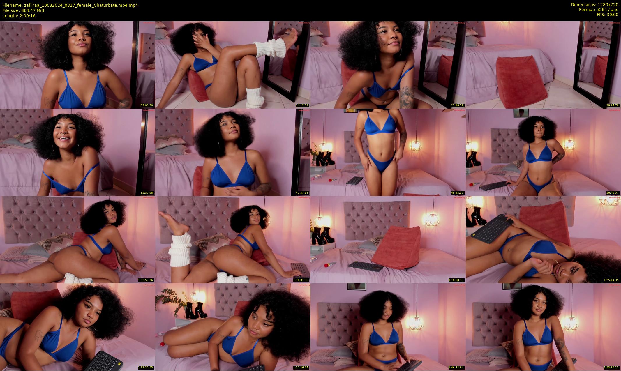 zafiiraa — 121 minute Chaturbate female cam show recording, 720p, Mar 10, 2024