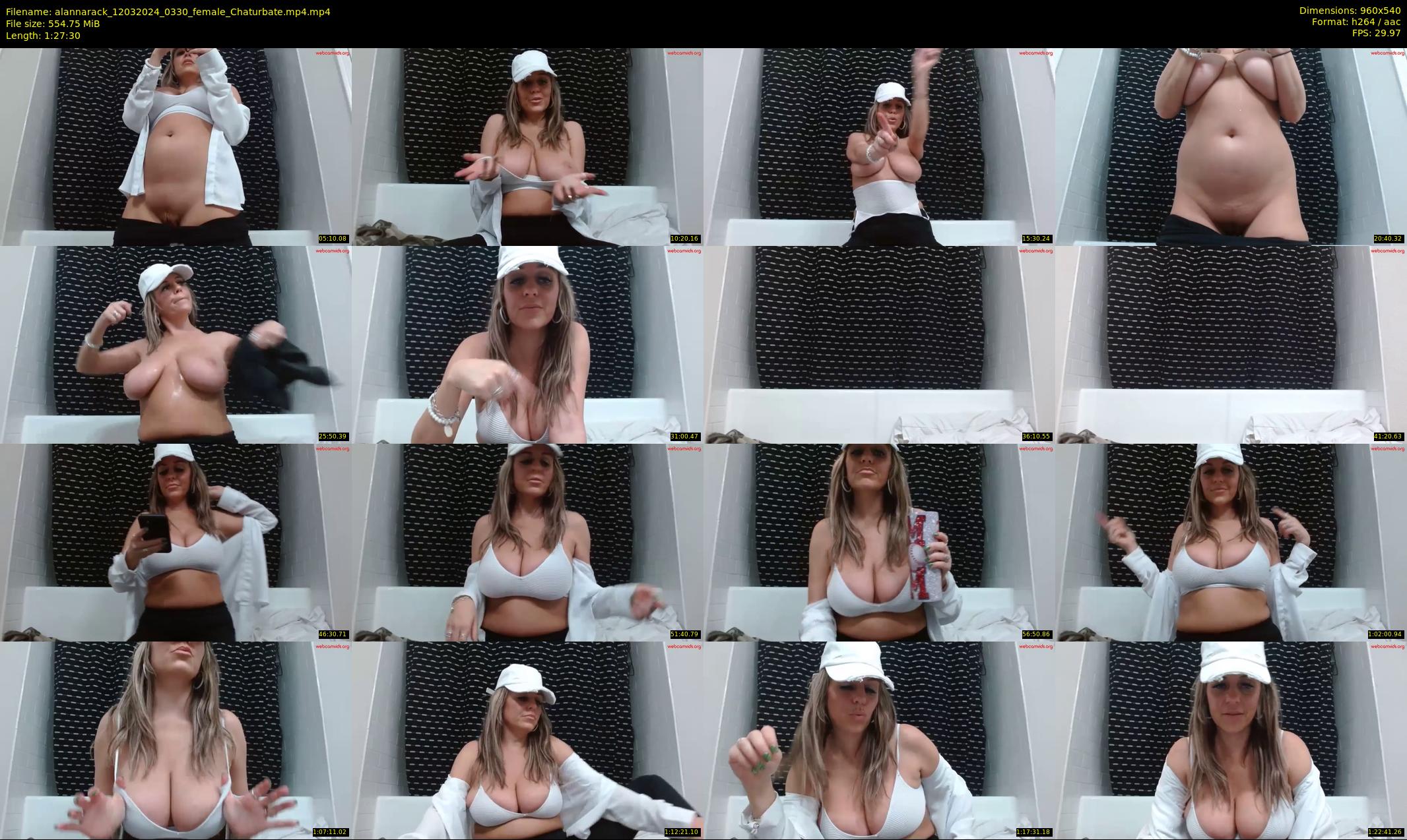 alannarack — 88 minute Chaturbate female cam show recording, 480p, Mar 12, 2024