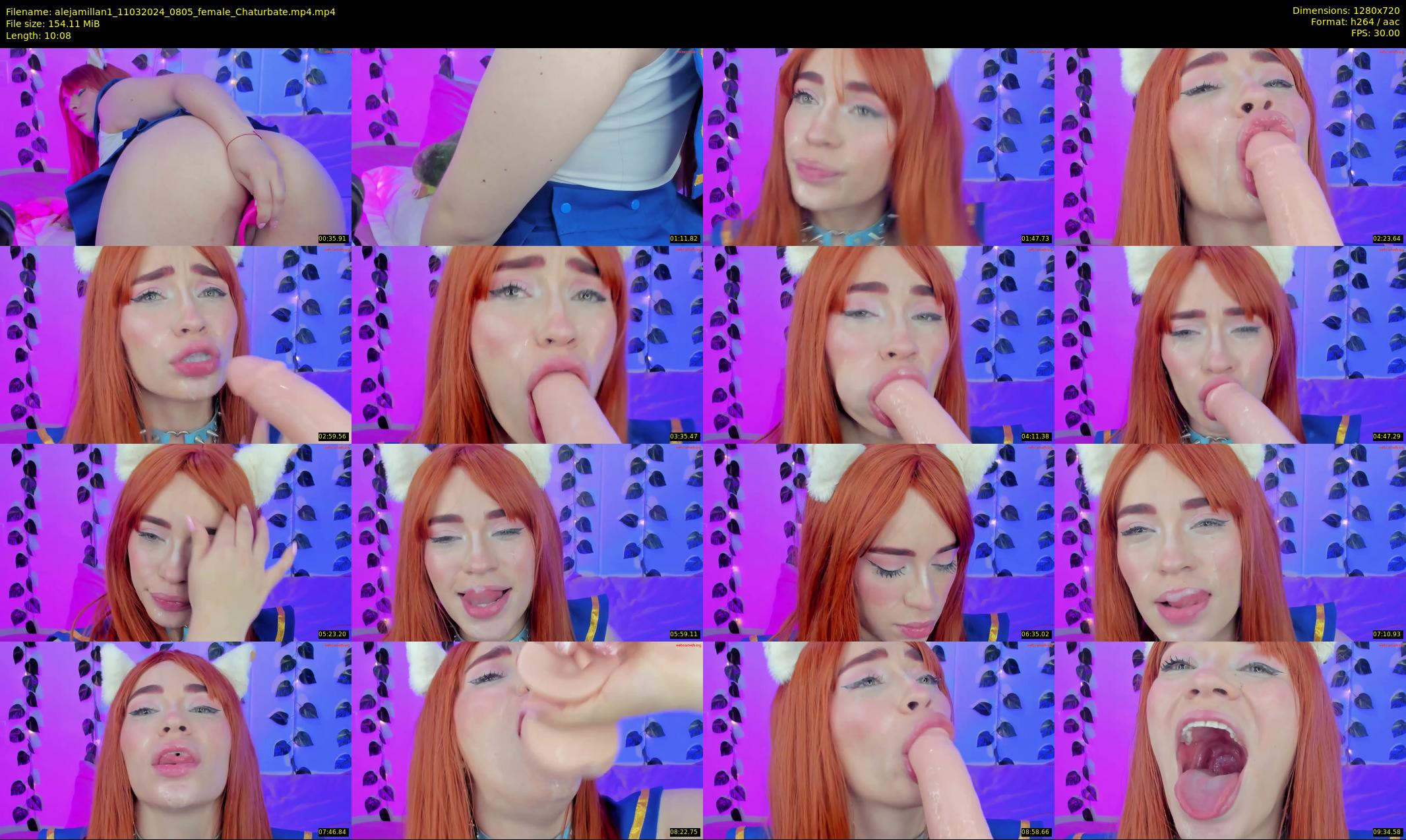 alejamillan1 — 11 minute Chaturbate female cam show recording, 720p, Mar 11, 2024