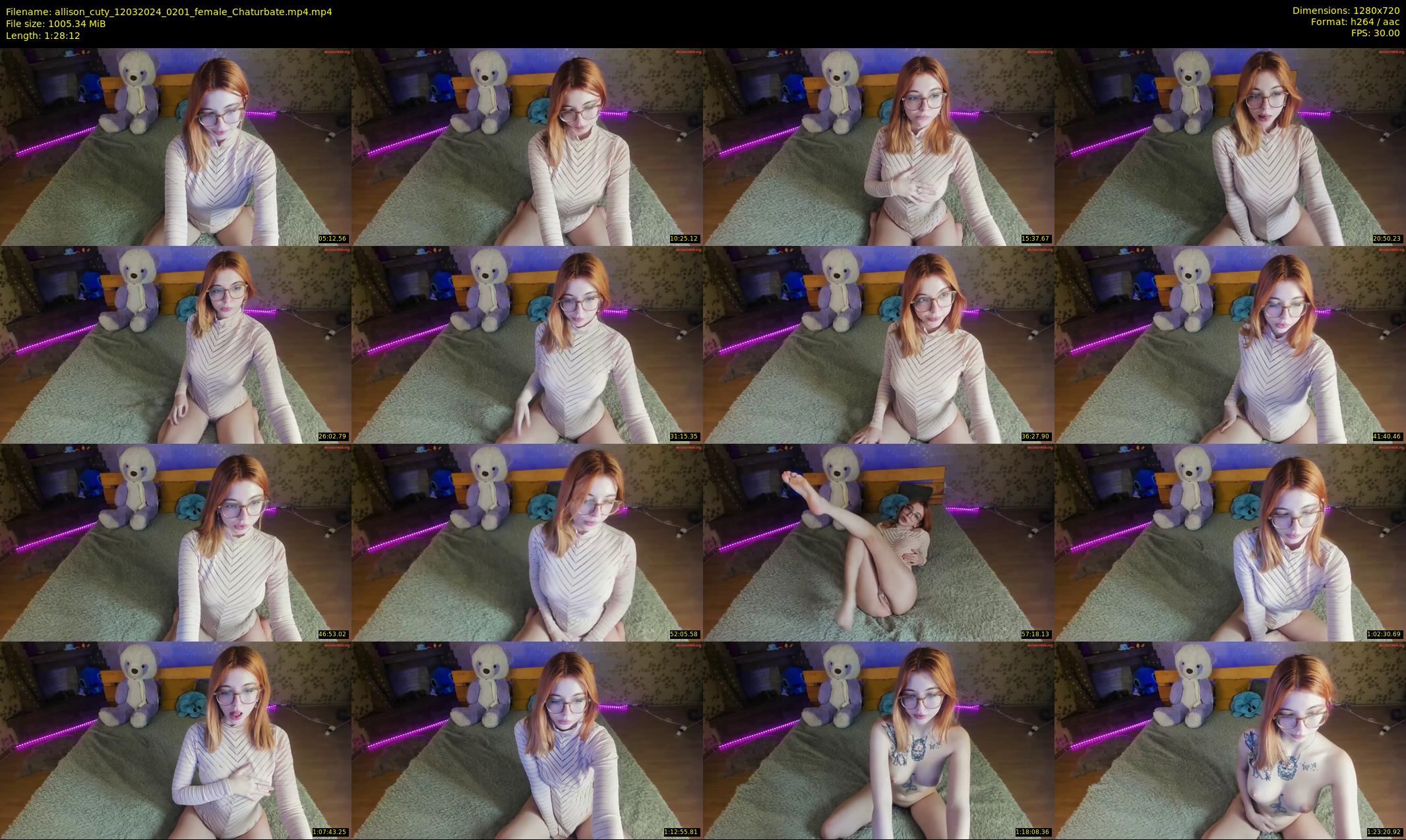 allison_cuty — 89 minute Chaturbate female cam show recording, 720p, Mar 12, 2024