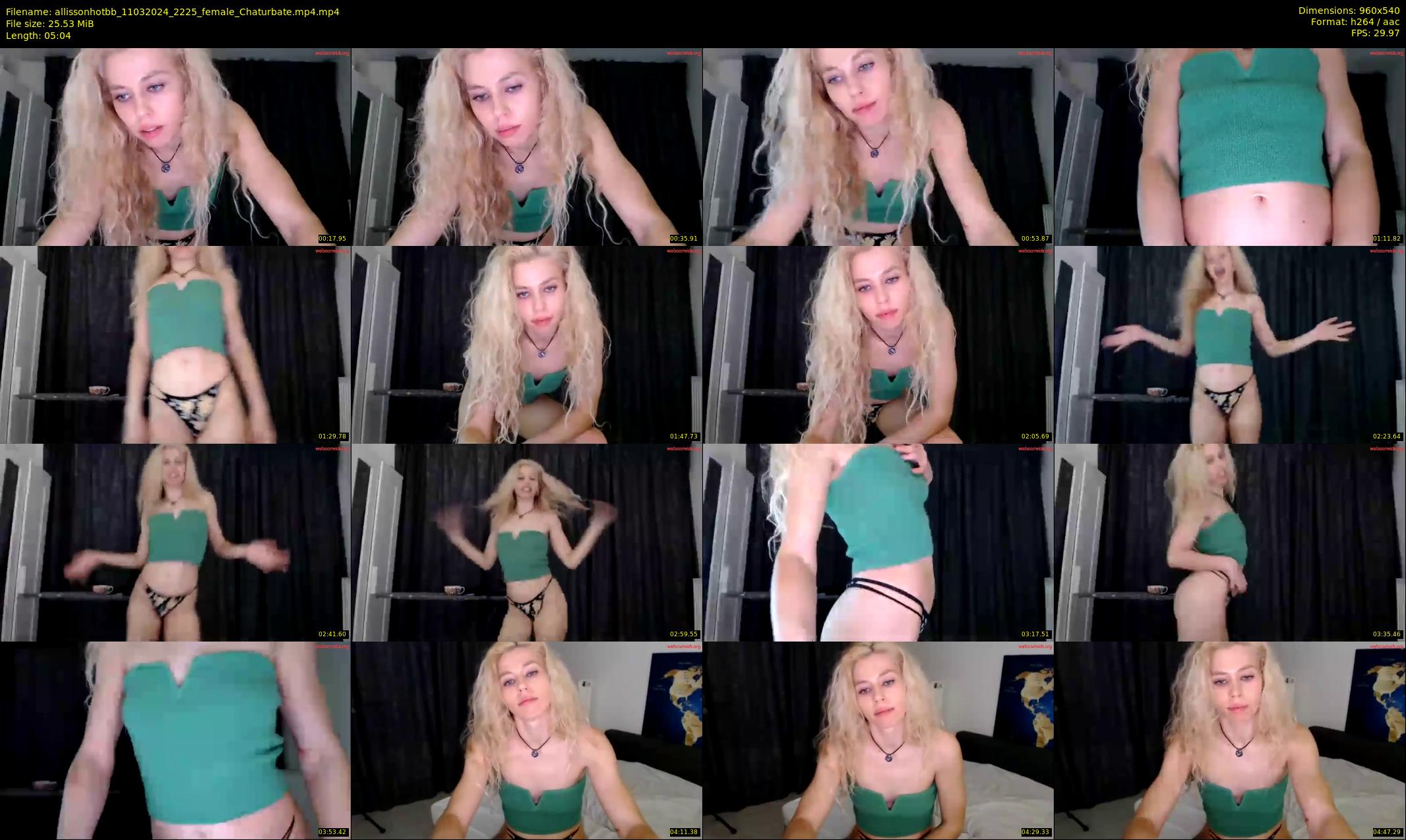 allissonhotbb — 6 minute Chaturbate female cam show recording, 480p, Mar 11, 2024
