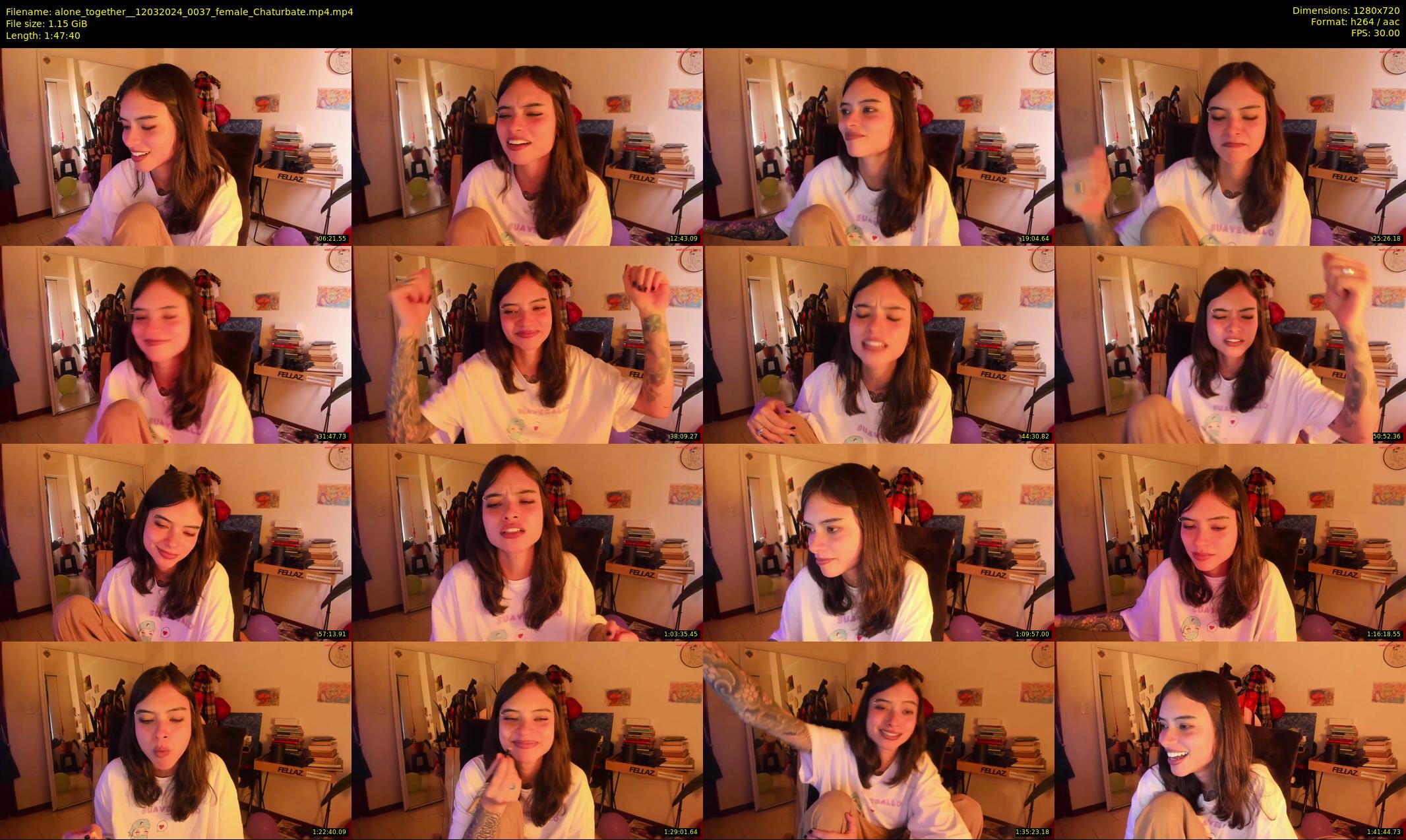 alone_together_ — 108 minute Chaturbate female cam show recording, 720p, Mar 12, 2024