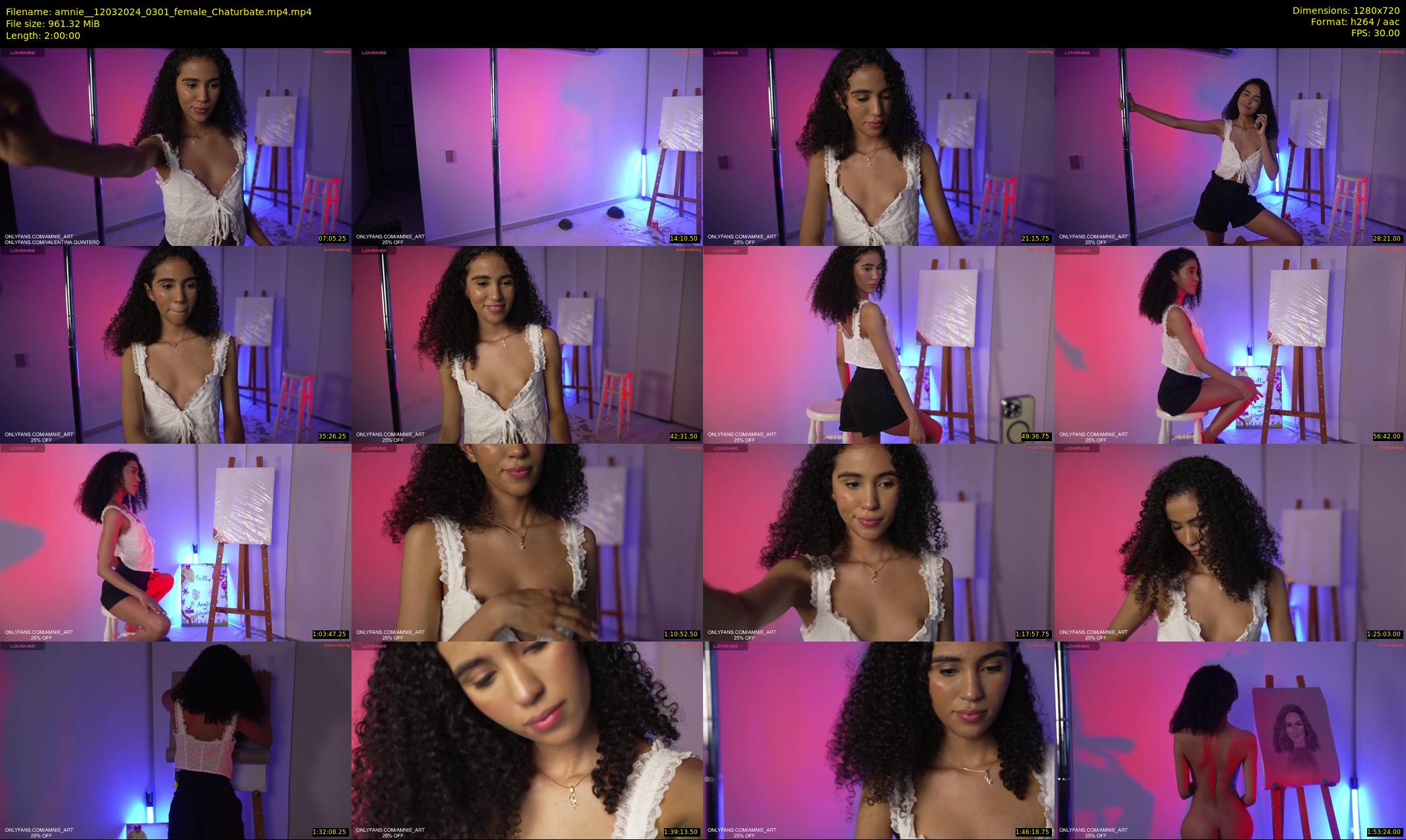 amnie_ — 120 minute Chaturbate female cam show recording, 720p, Mar 12, 2024