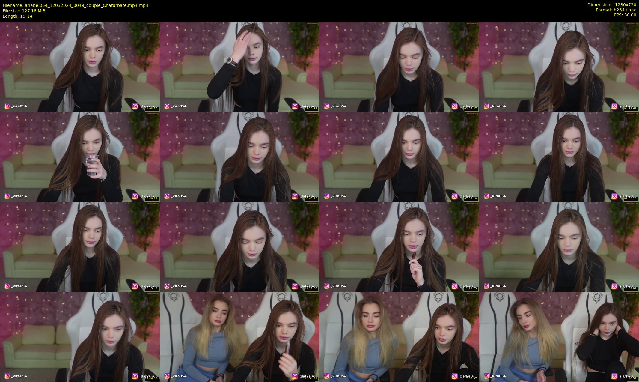 anabel054 — 20 minute Chaturbate female cam show recording, 720p, Mar 12, 2024
