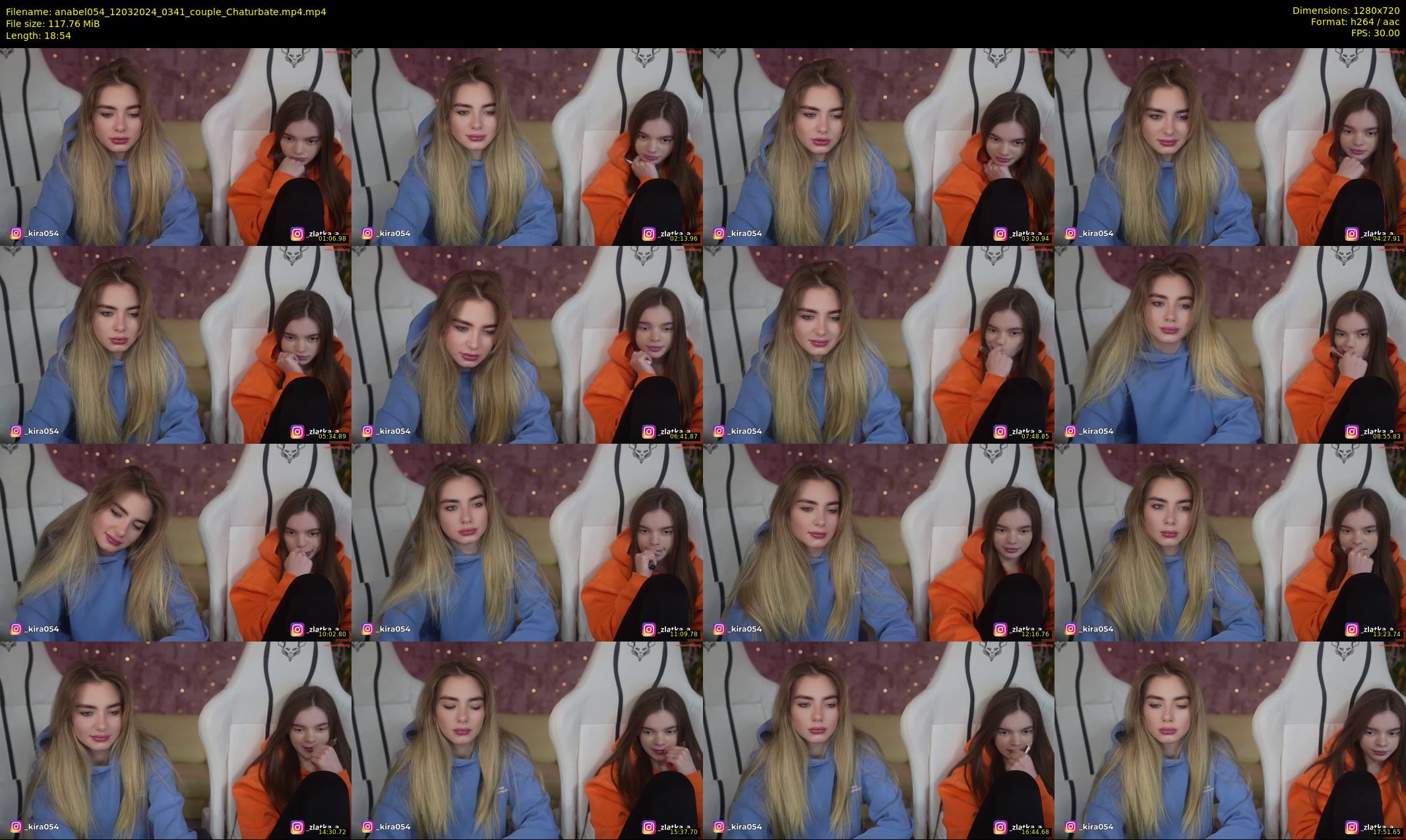 anabel054 — 19 minute Chaturbate female cam show recording, 720p, Mar 12, 2024