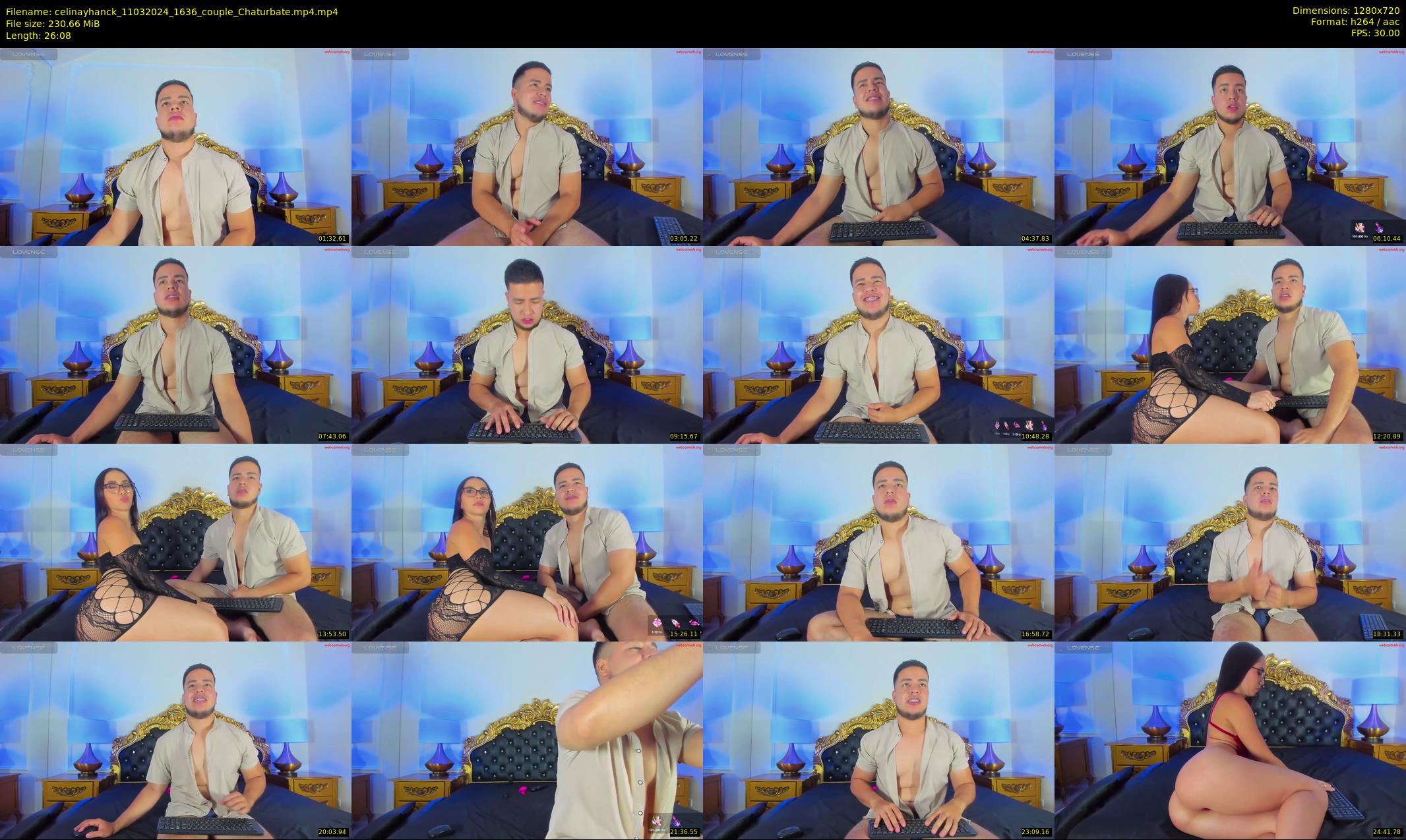 celinayhanck — 27 minute Chaturbate couple cam show recording, 720p, Mar 11, 2024