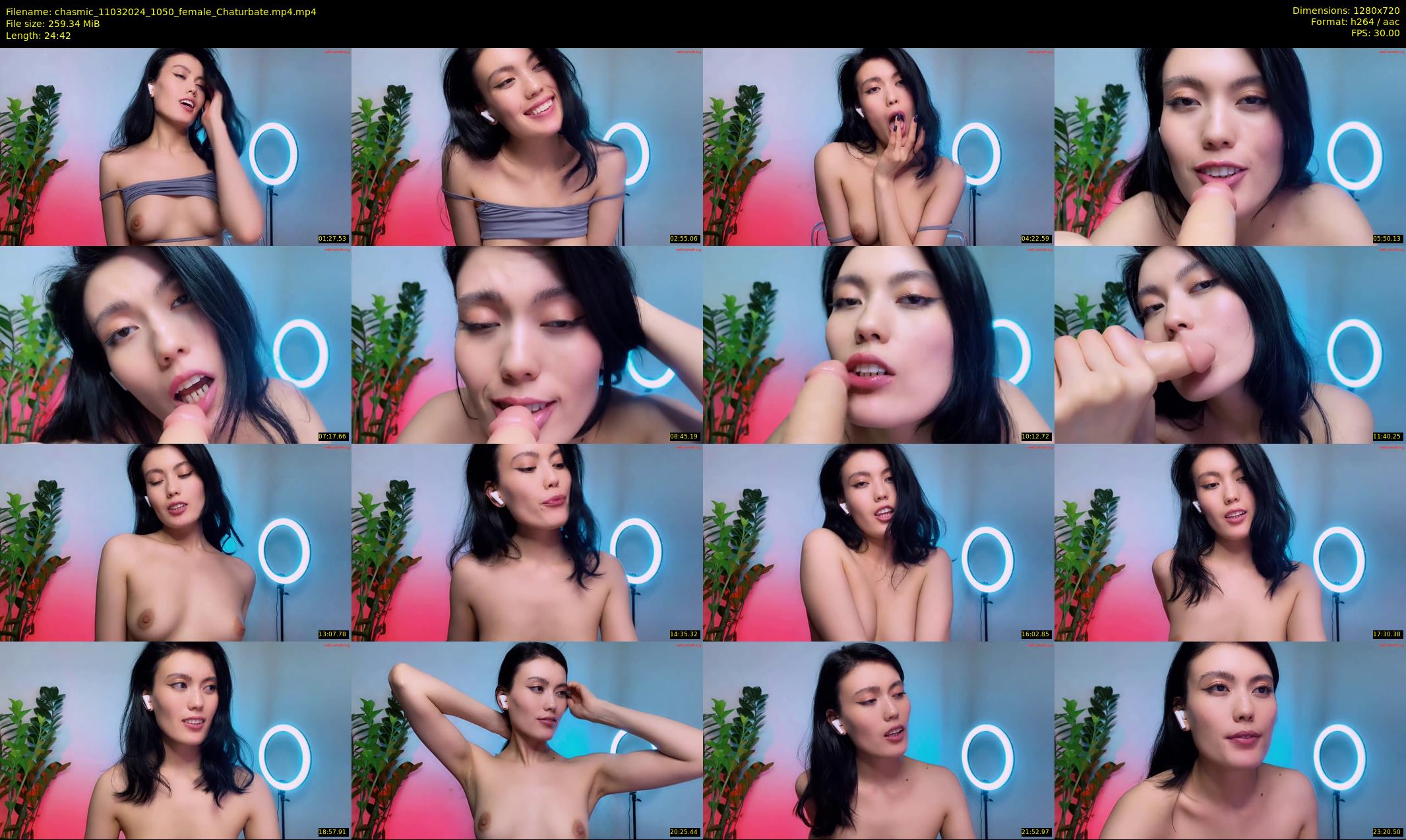 chasmic — 25 minute Chaturbate female cam show recording, 720p, Mar 11, 2024
